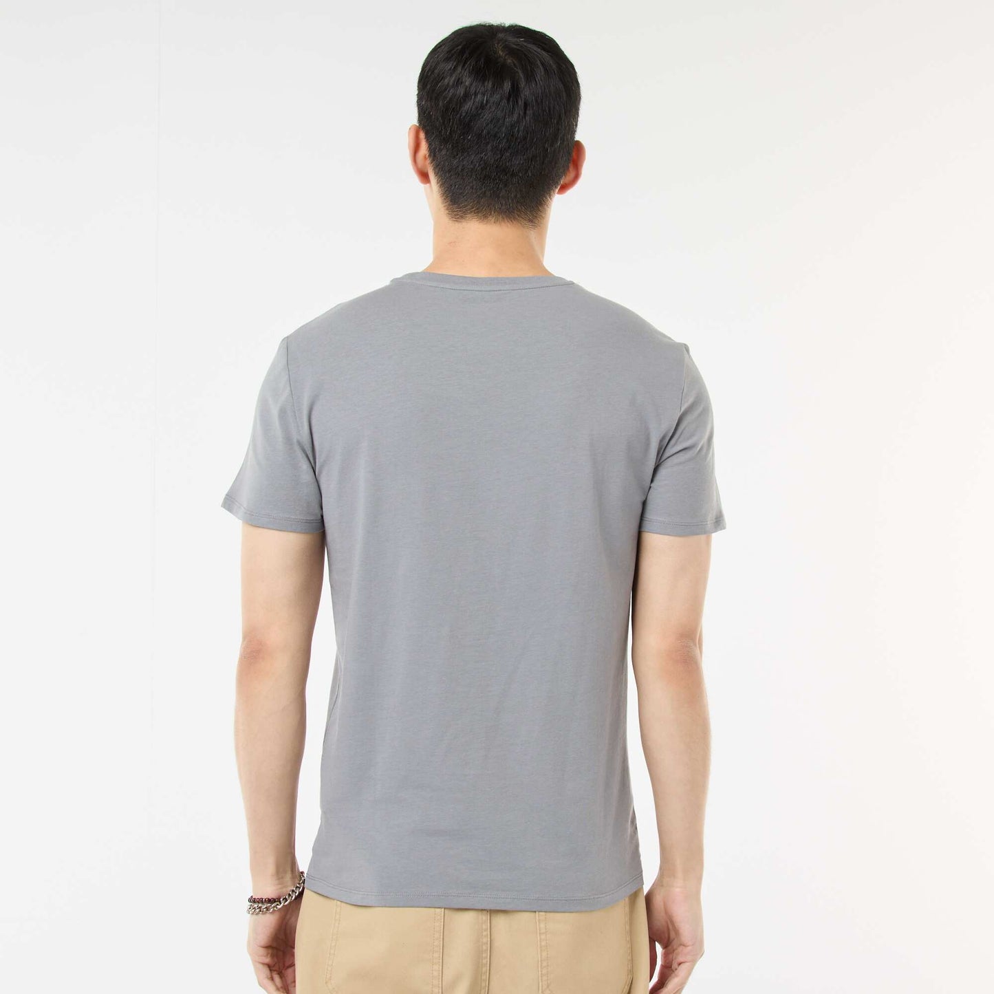 Tee-shirt uni - Slim fit GRIS