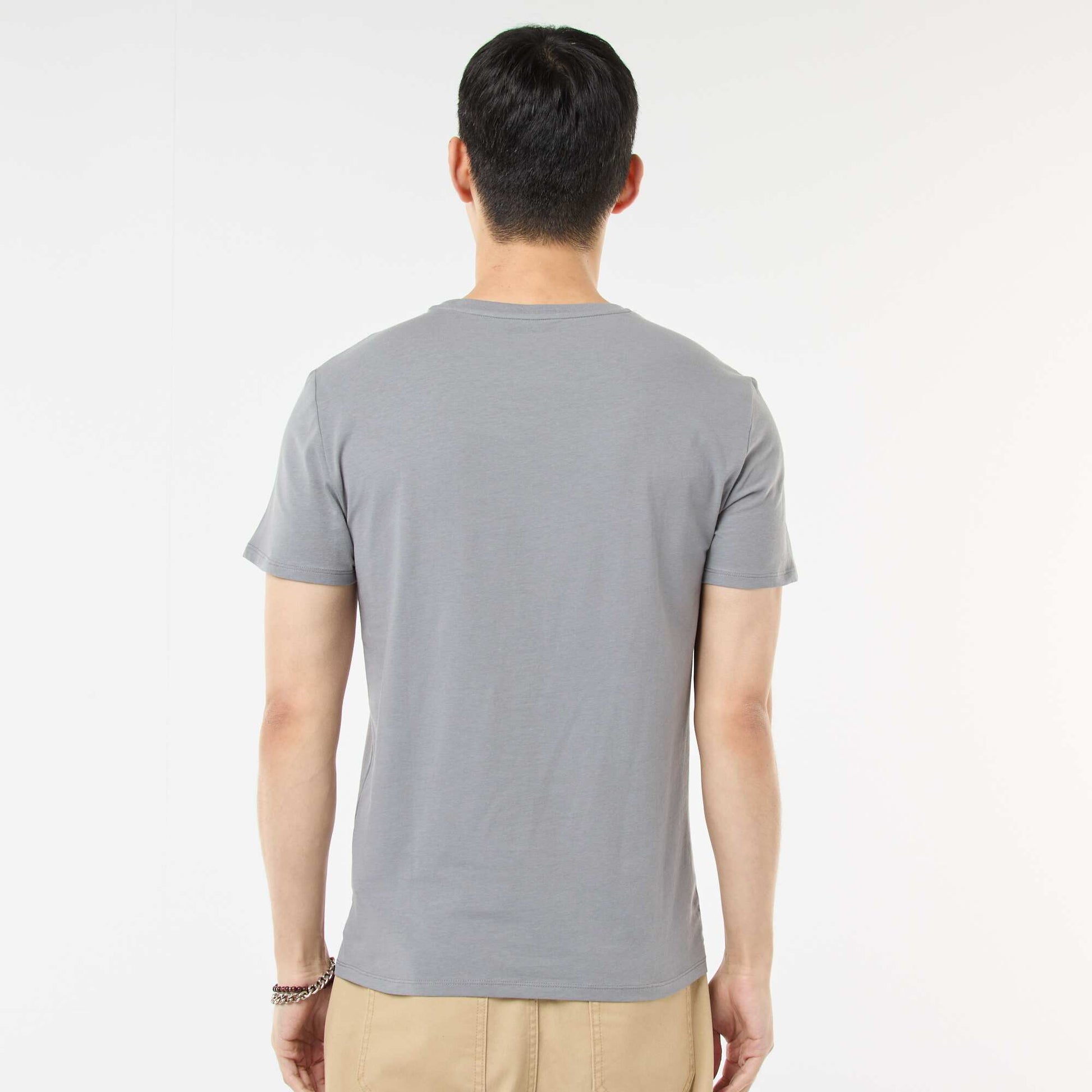 Tee-shirt uni - Slim fit GRIS