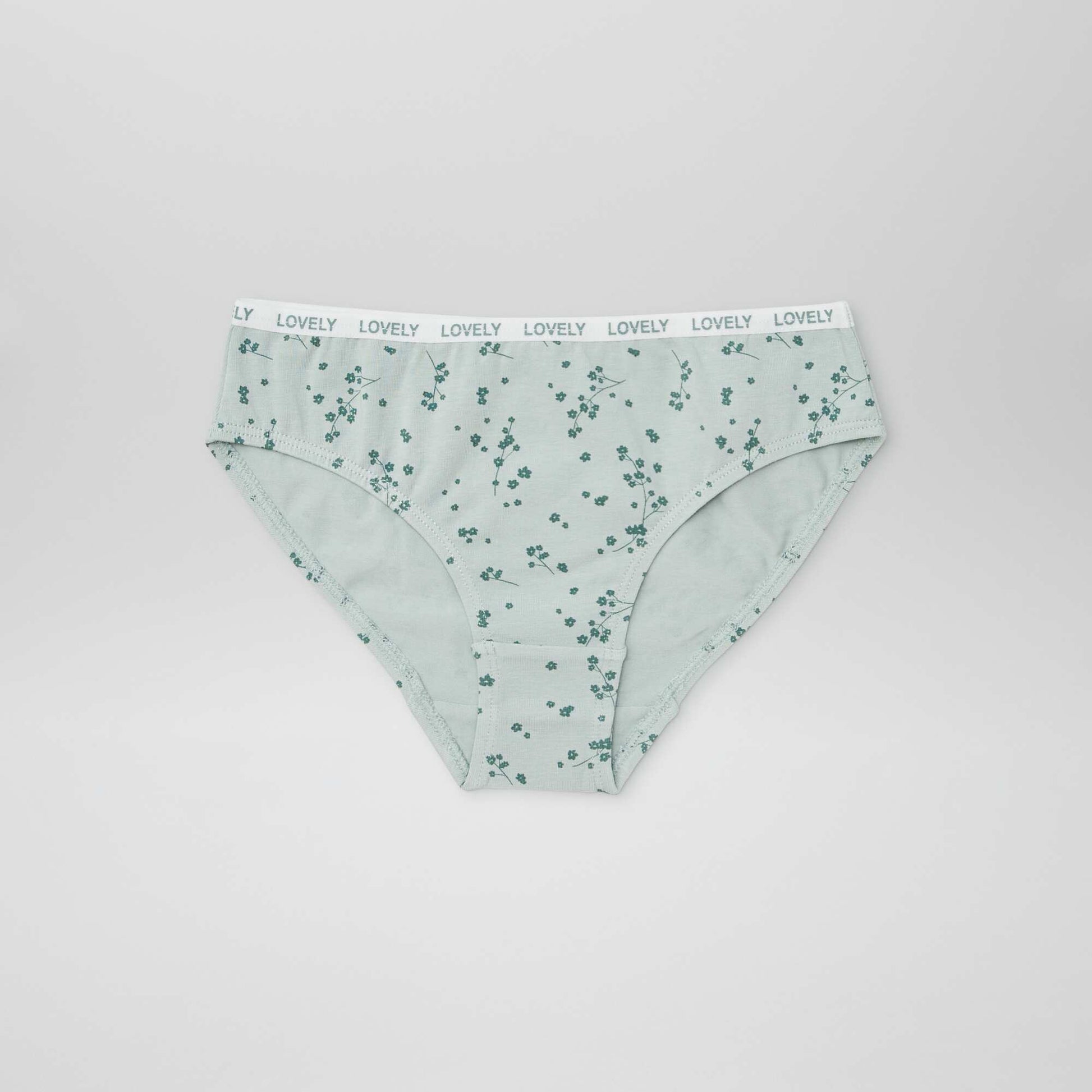 Lot de 4 culottes imprimées Vert