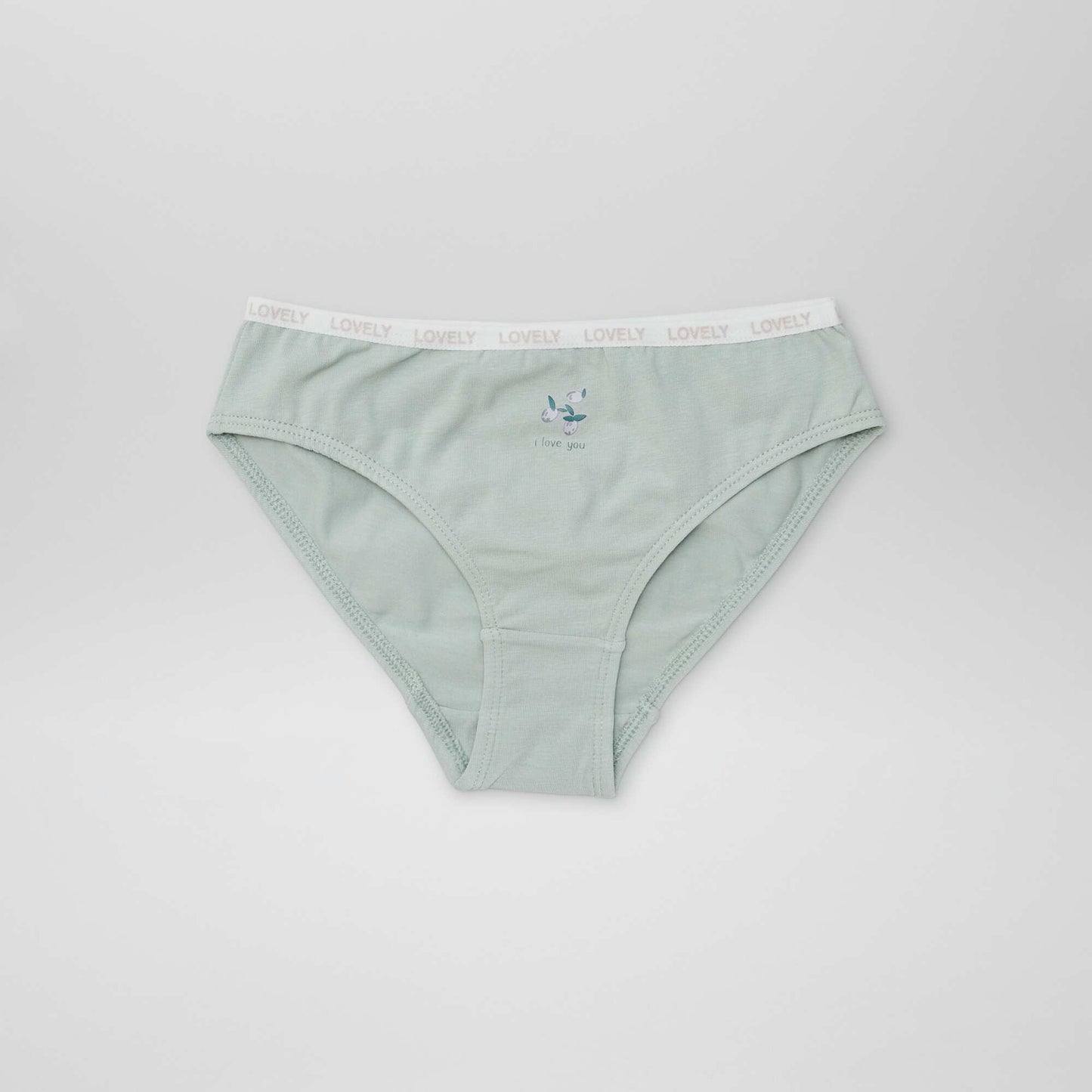 Lot de 4 culottes imprimées Vert