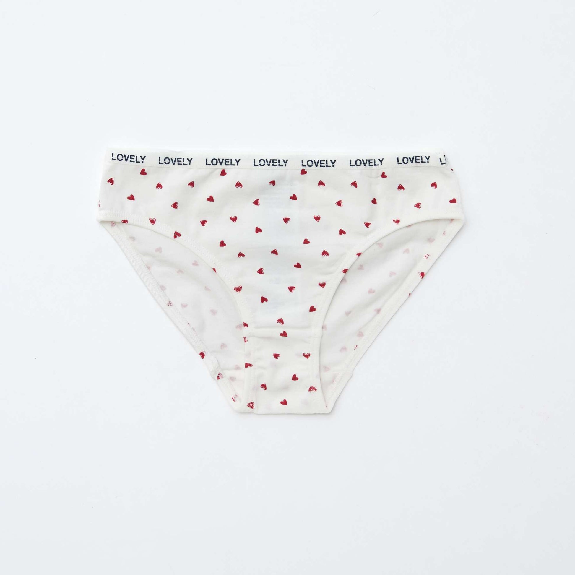 Lot de 4 culottes imprimées BLANC