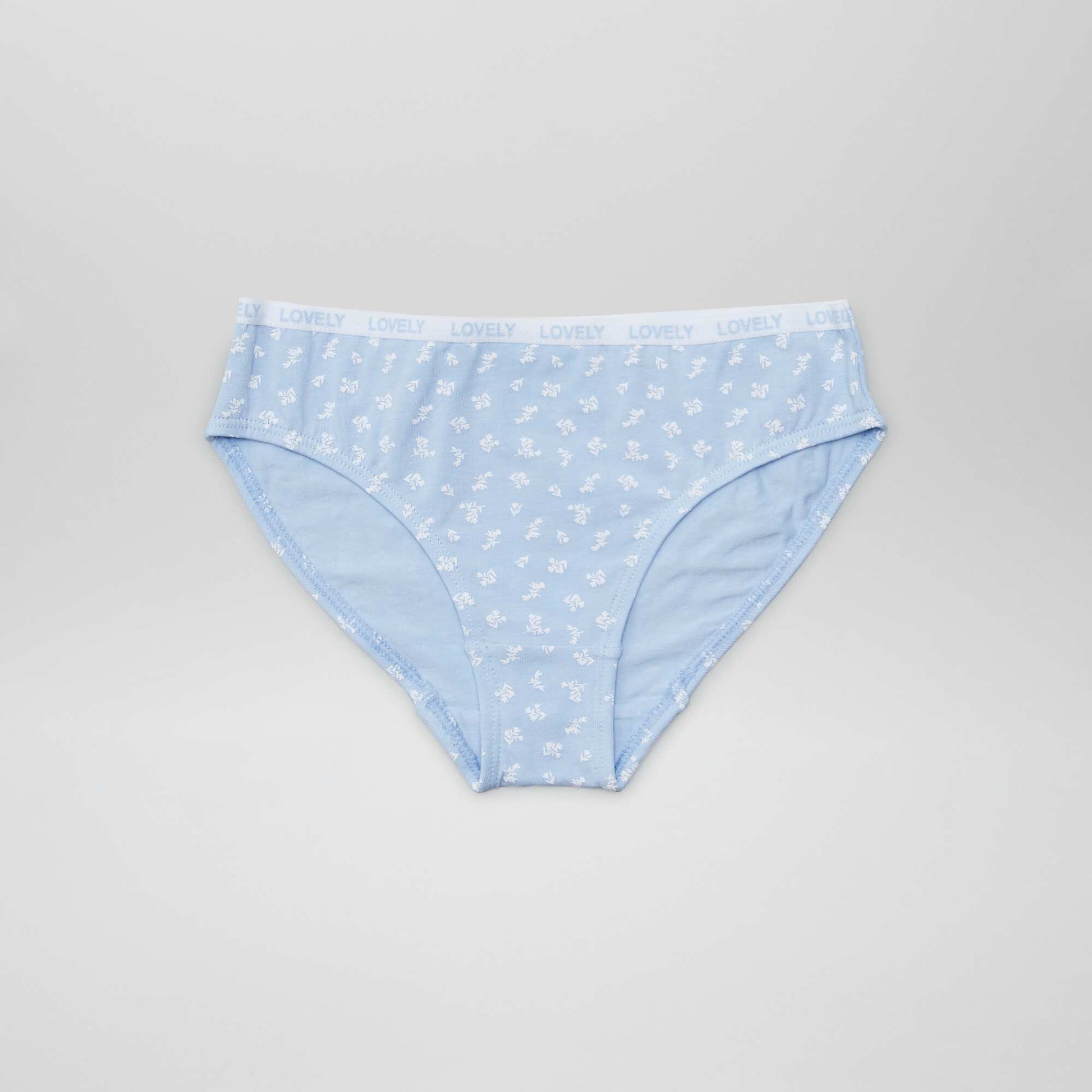 Lot de 4 culottes imprim es Bleu/blanc/noir
