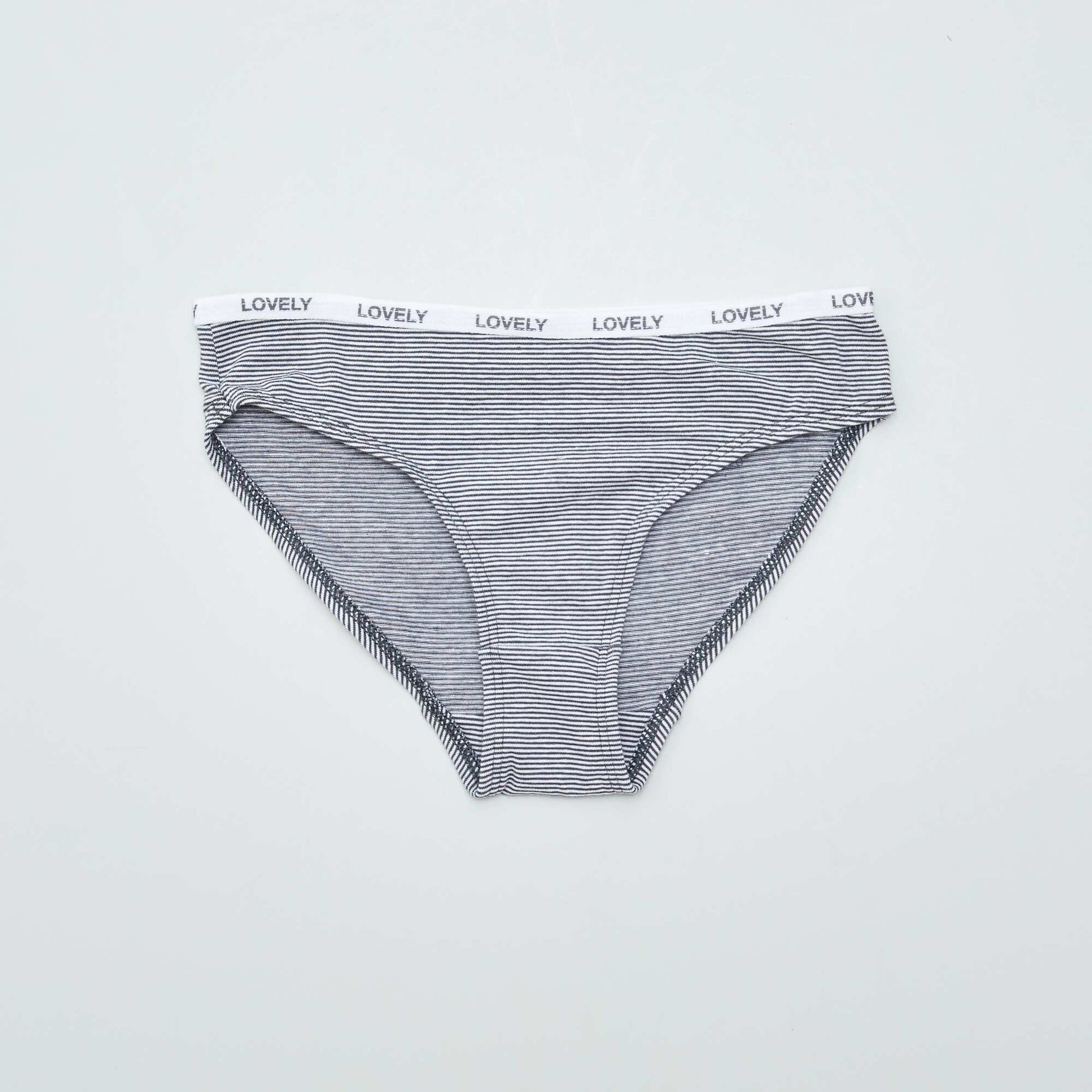 Lot de 4 culottes imprim es Gris