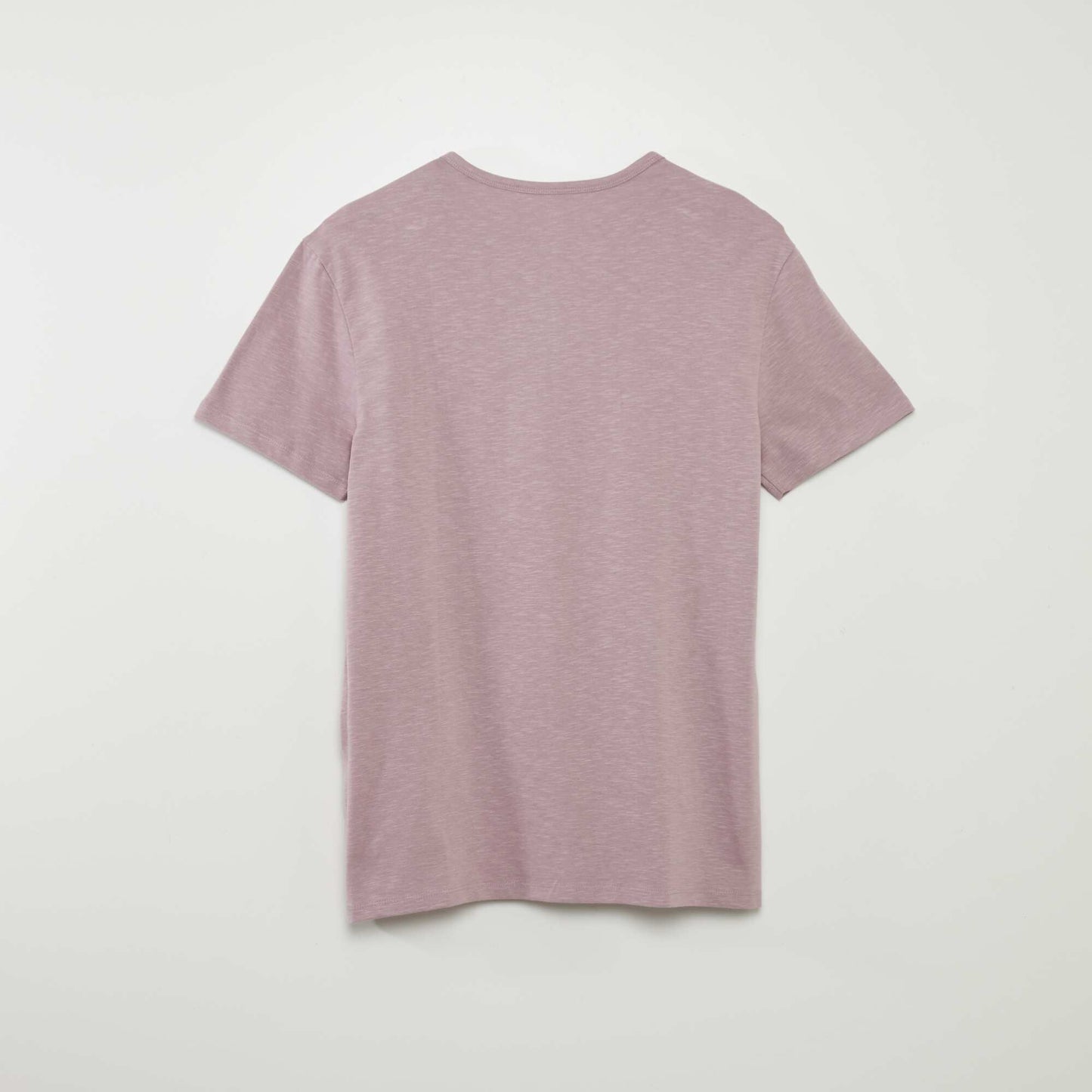 T-shirt en jersey   col mao Violet