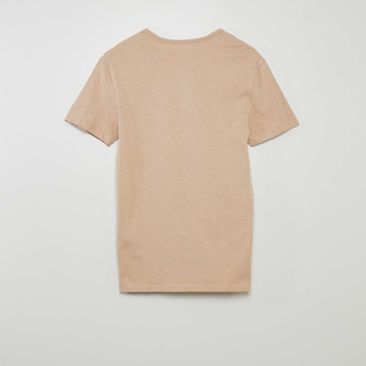 T-shirt en jersey   col mao Beige