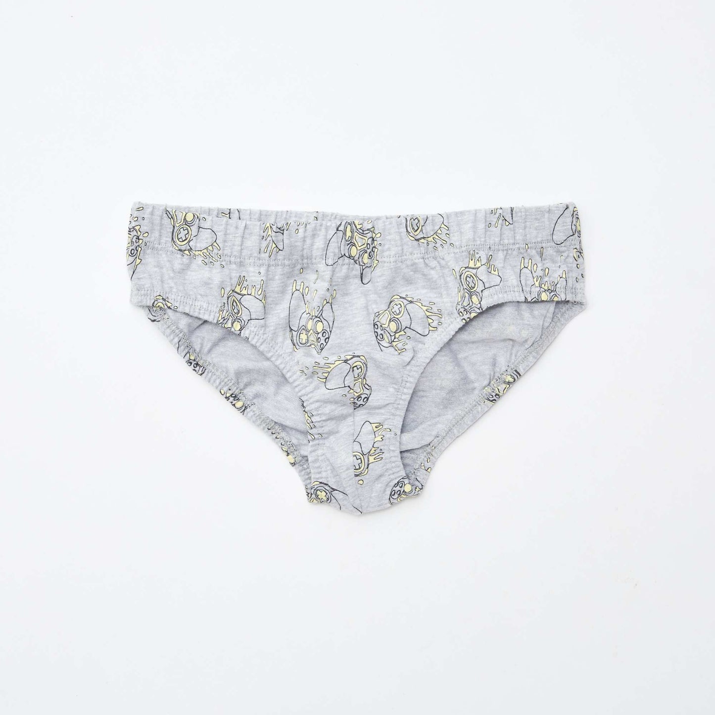 Lot de 7 slips imprimés GRIS