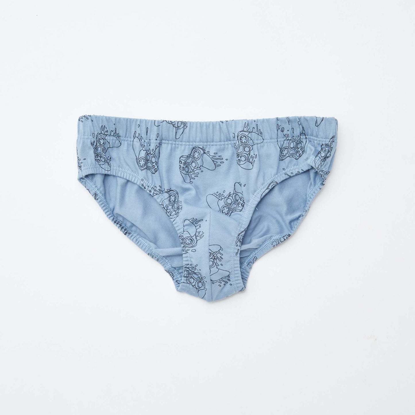 Lot de 7 slips imprimés GRIS