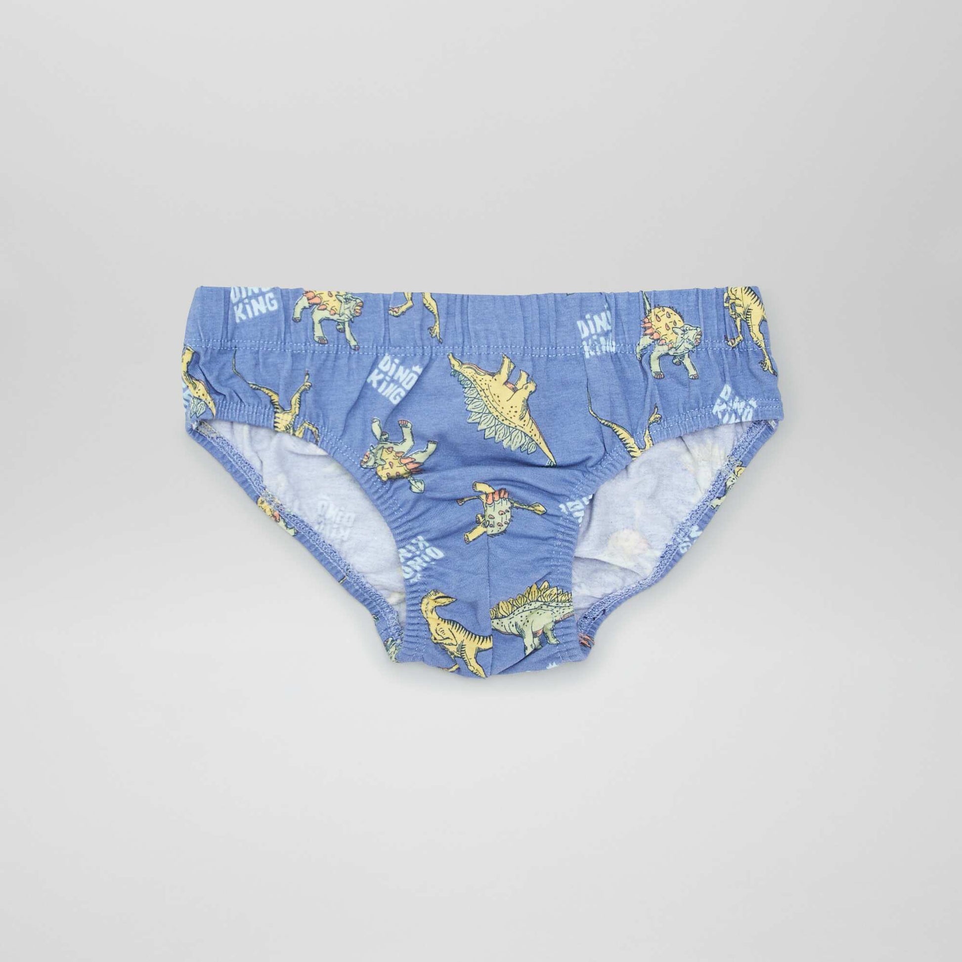 Lot de 7 slips imprimés BLEU