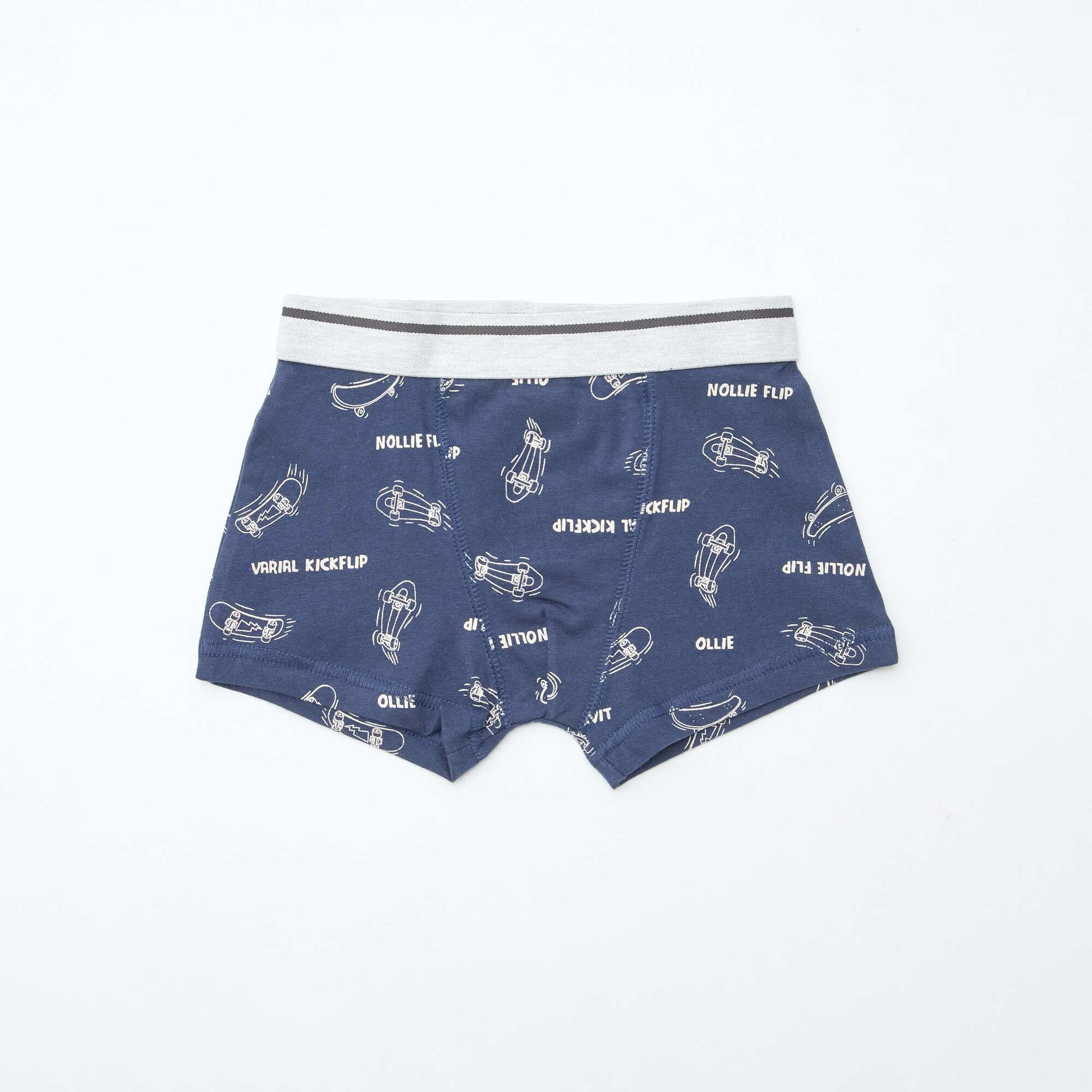 Lot de 3 boxers stretch BLEU