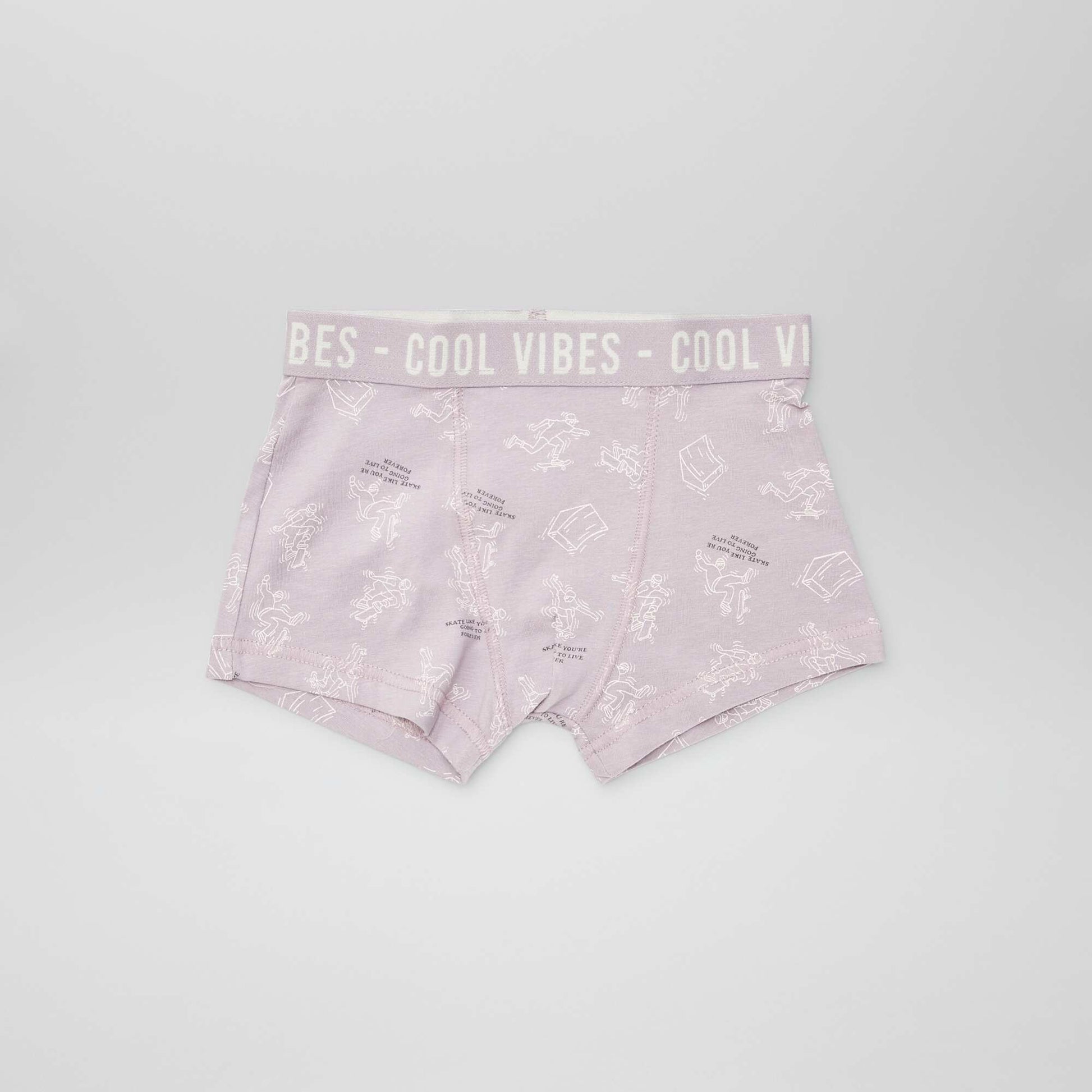 Lot de 3 boxers stretch VIOLET/VERT