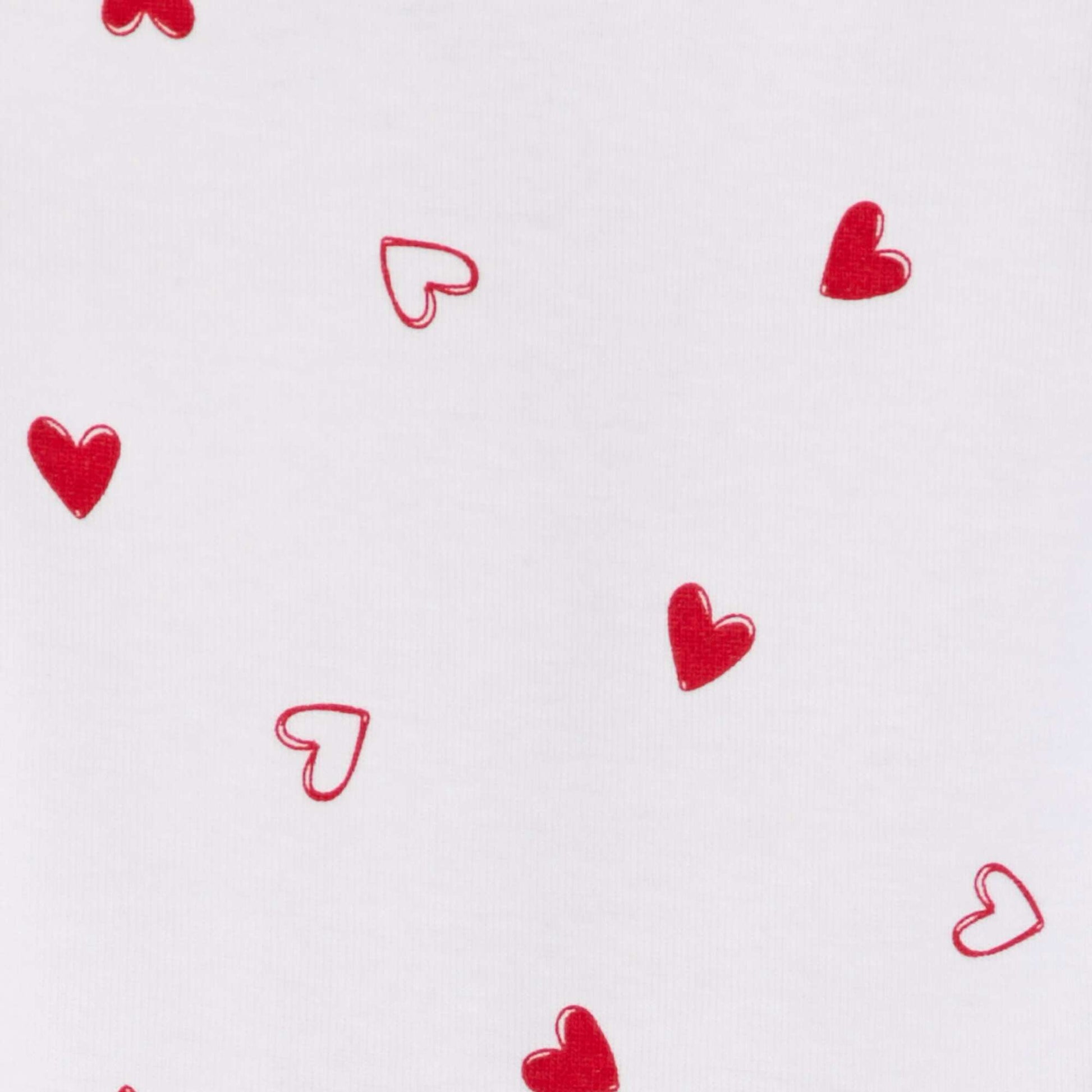 Lot de 2 bodies - Saint-valentin BLANC