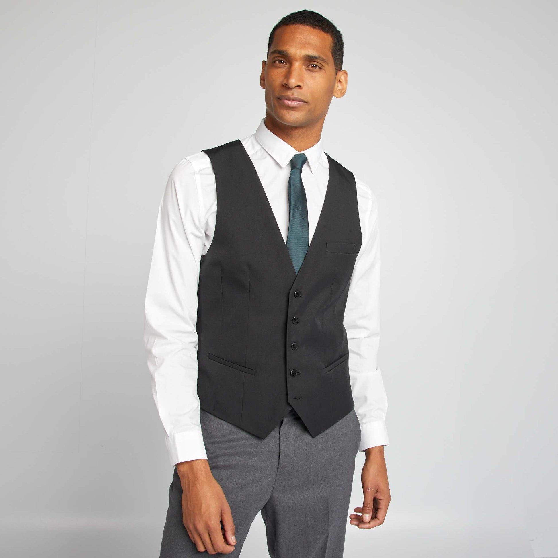 Gilet 'garçon de café' NOIR