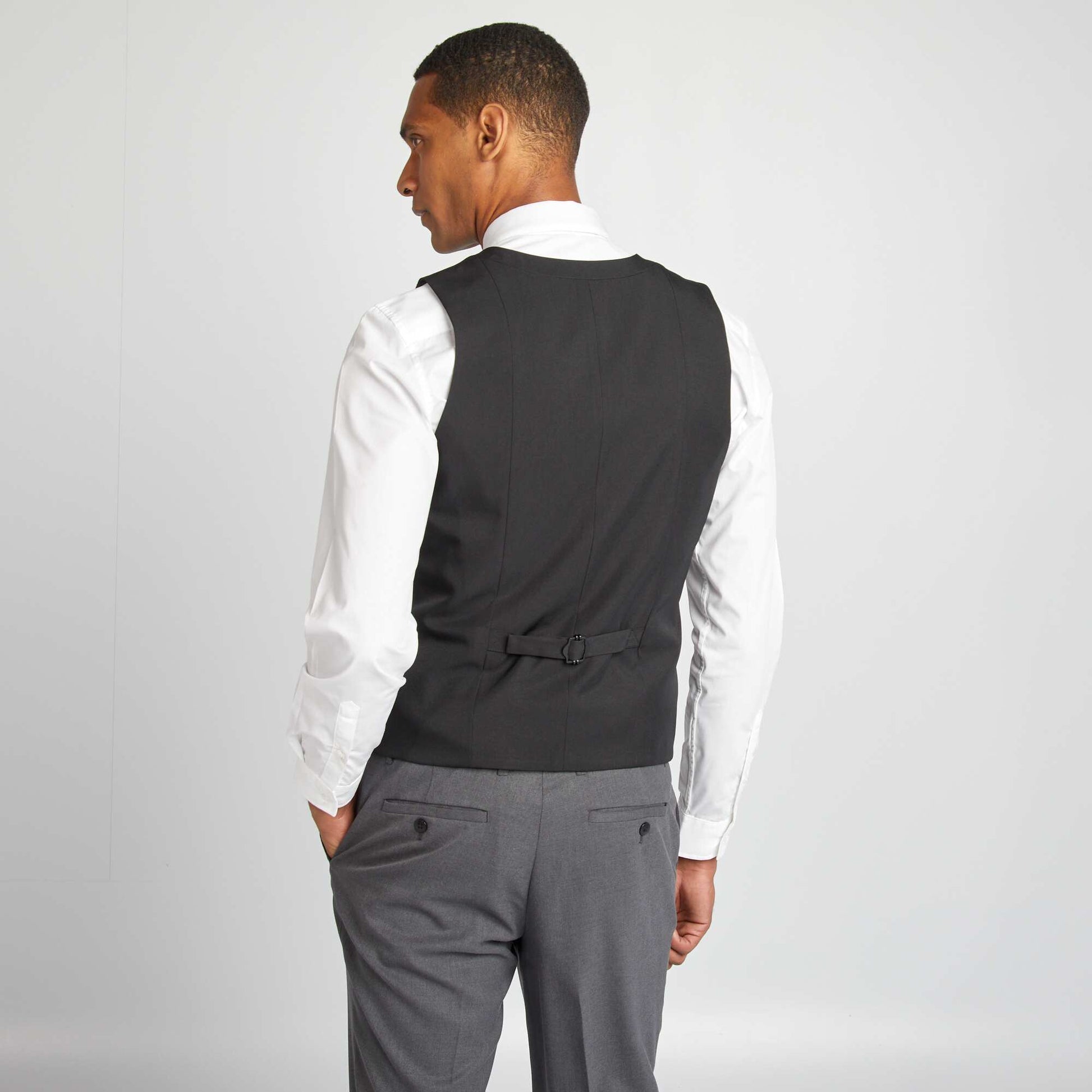 Gilet 'garçon de café' NOIR