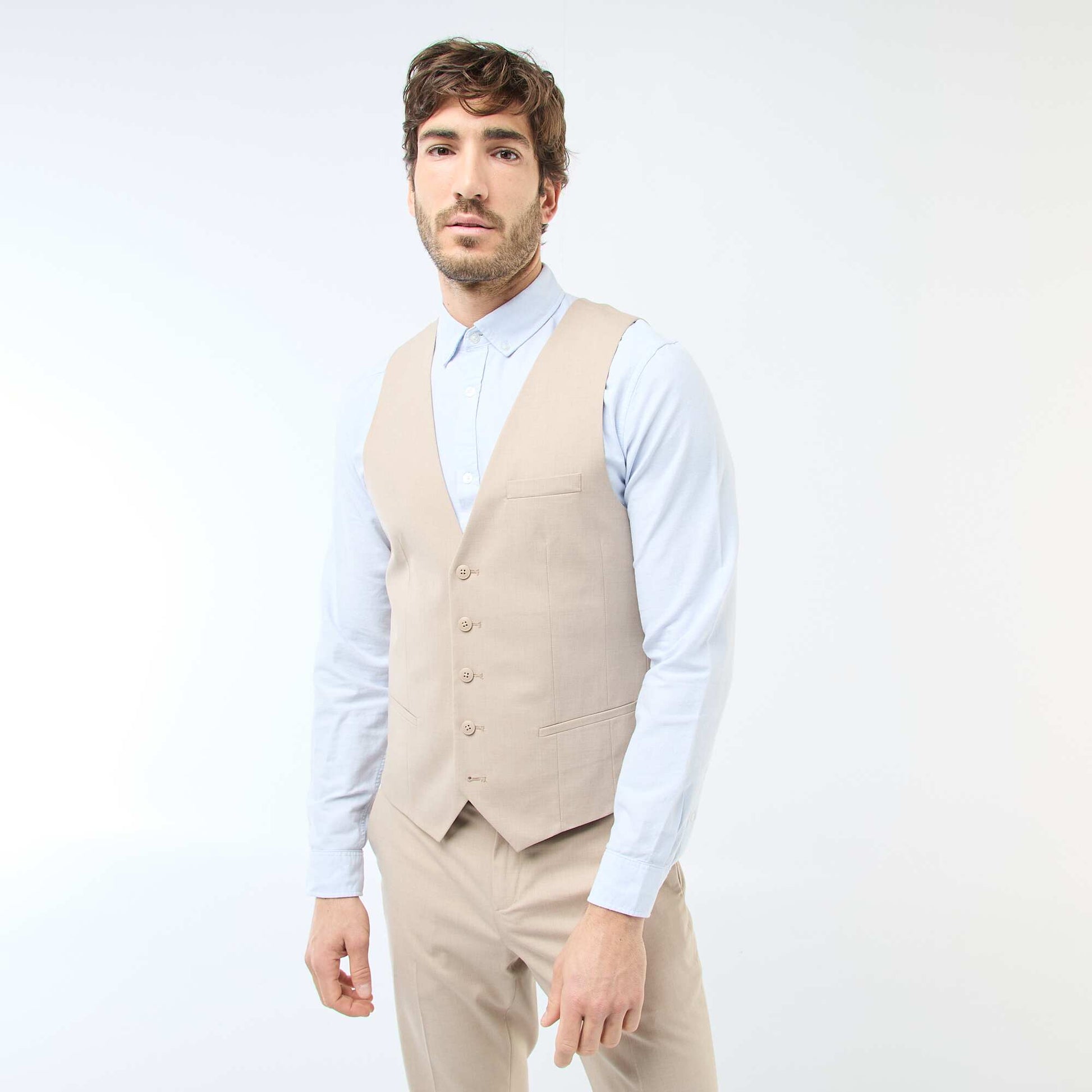 Gilet 'garçon de café' BEIGE