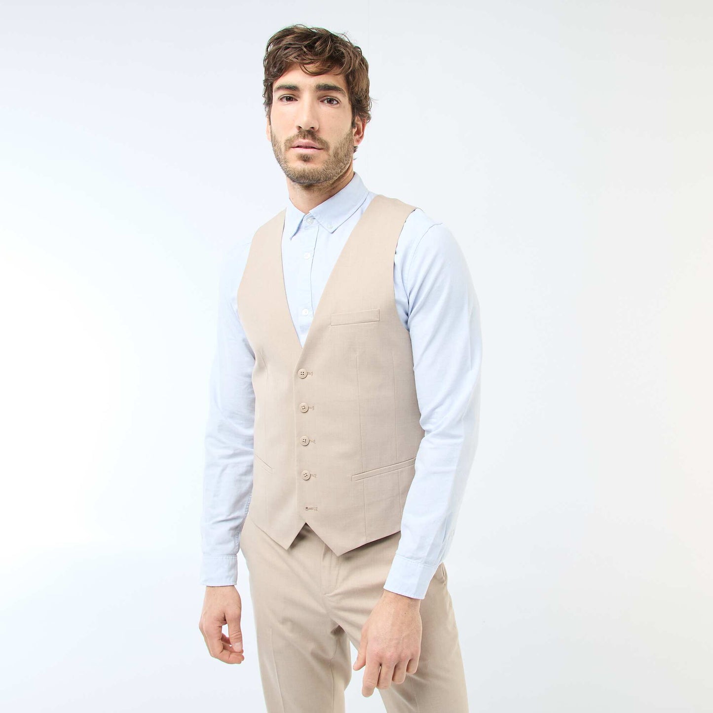 Gilet 'garçon de café' BEIGE
