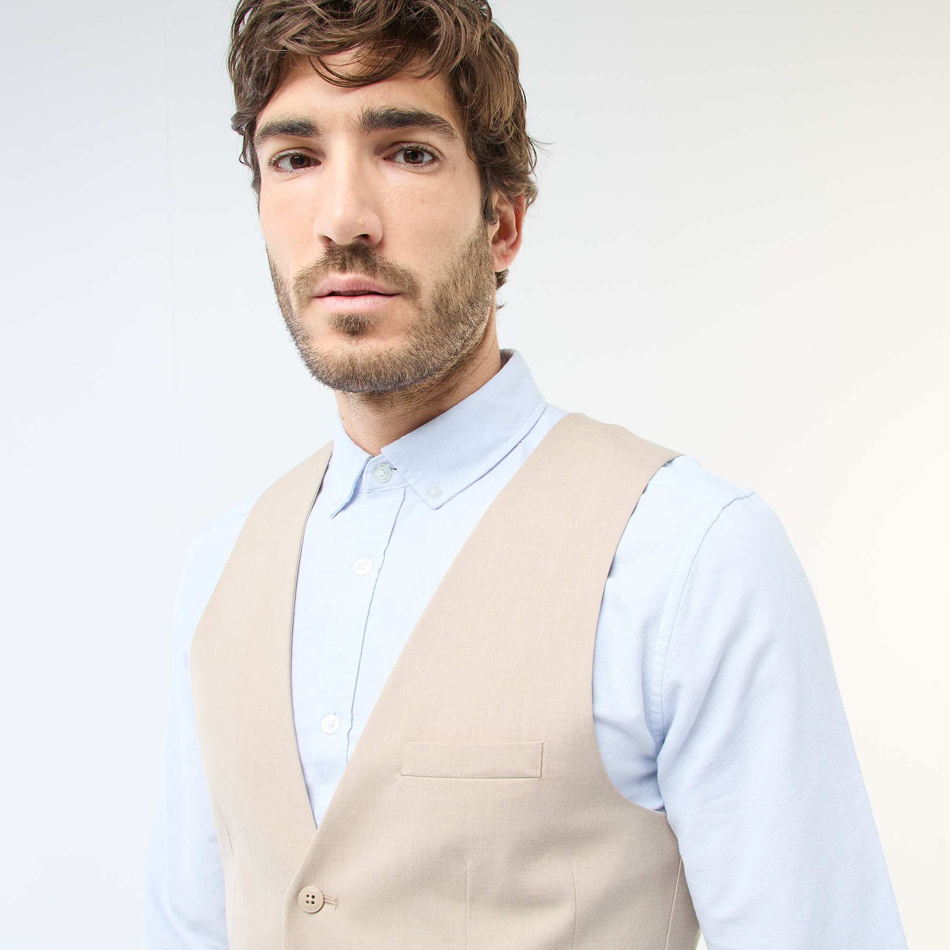 Gilet 'garçon de café' BEIGE