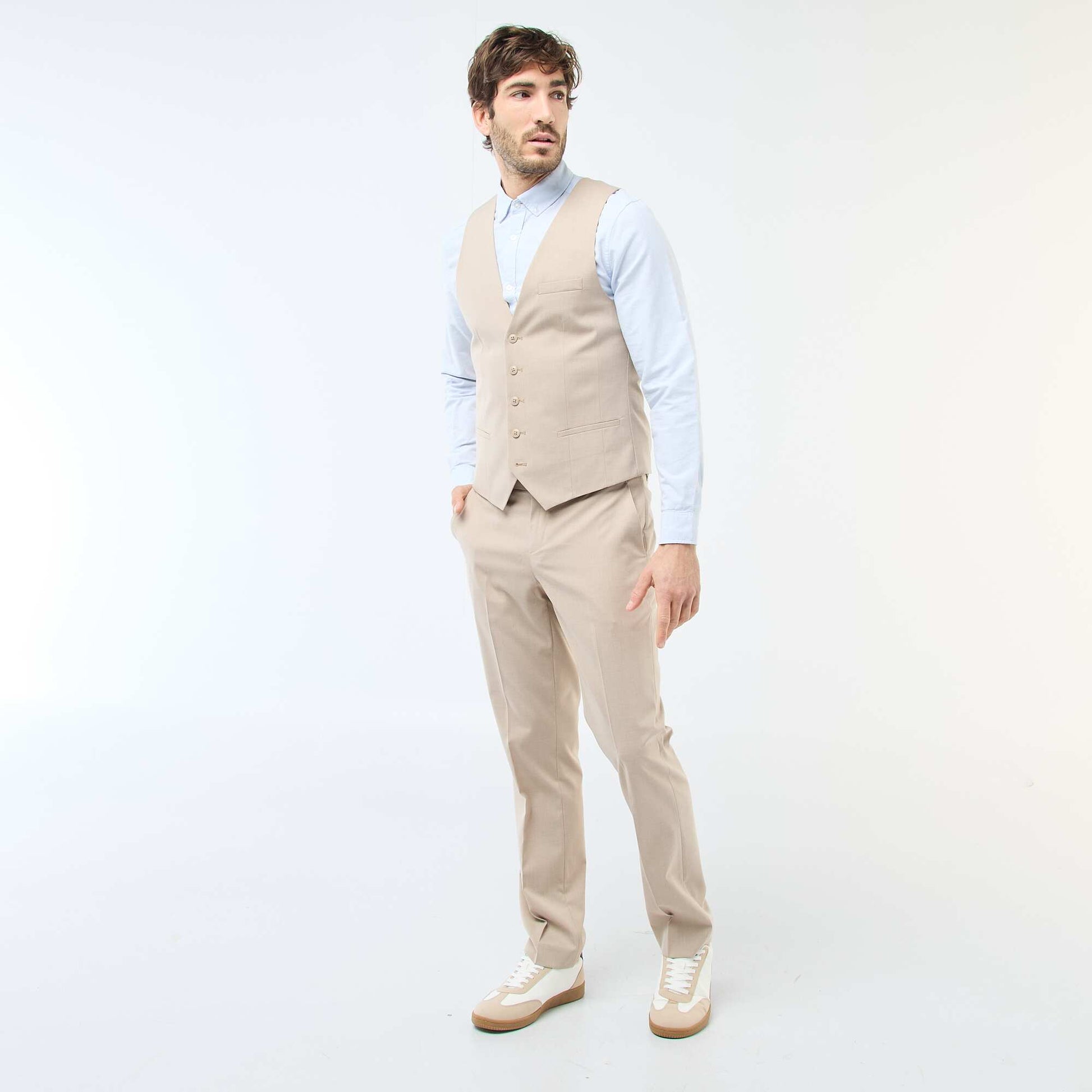 Gilet 'garçon de café' BEIGE