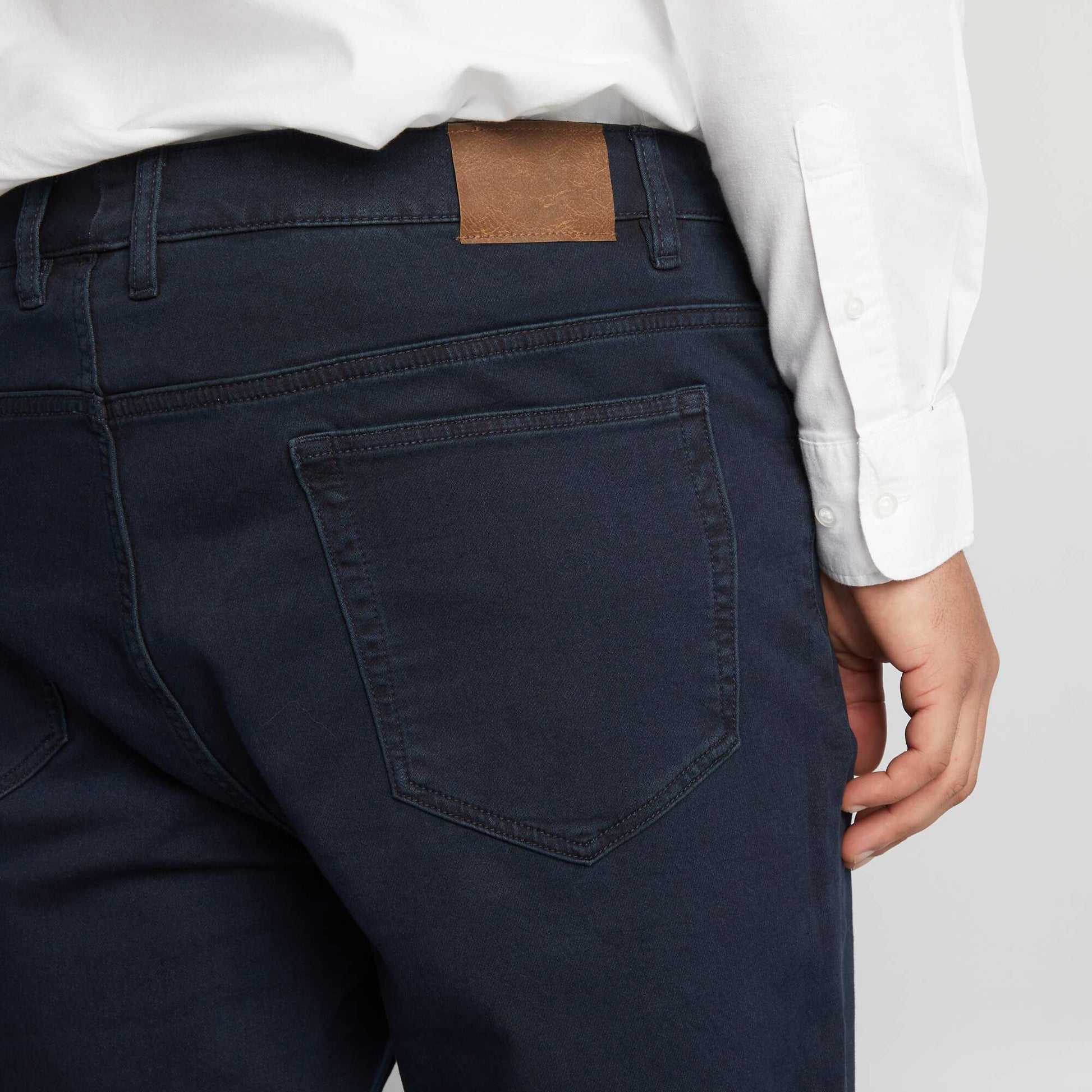 Jean slim à 5 poches - L30 BLEU MARINE