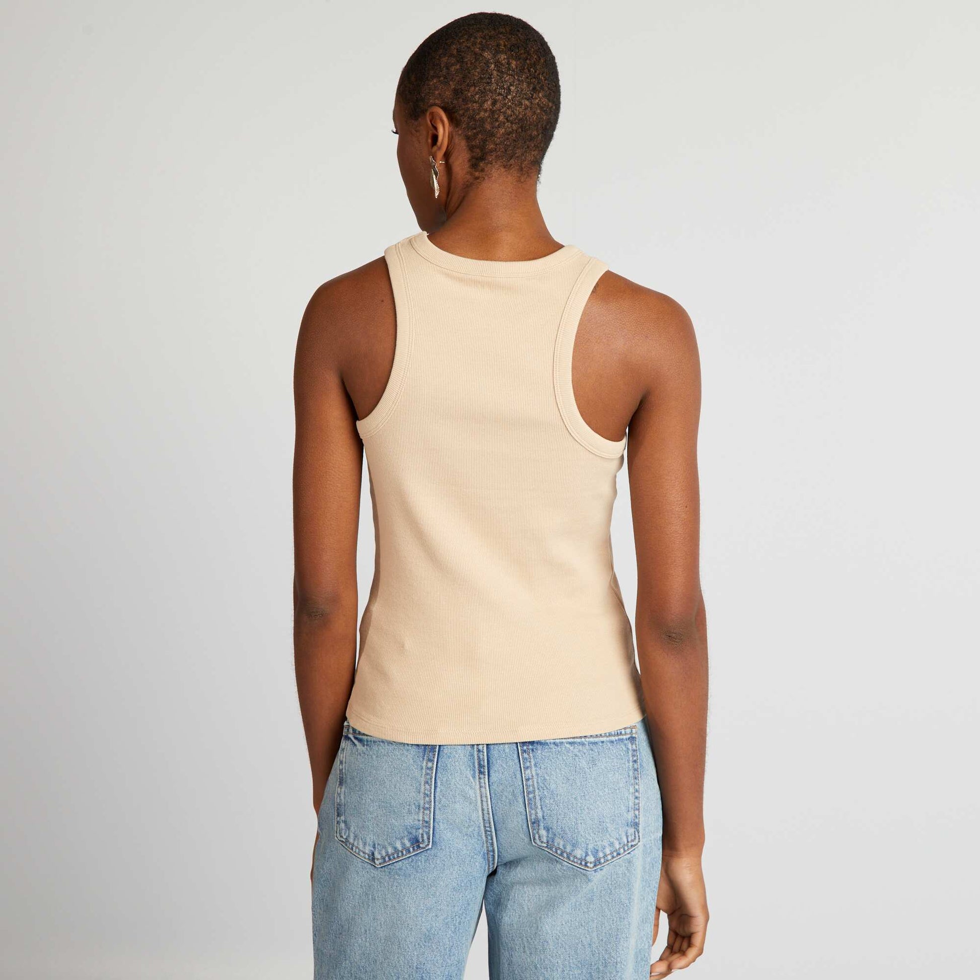 D bardeur c tel encolure am ricaine Beige