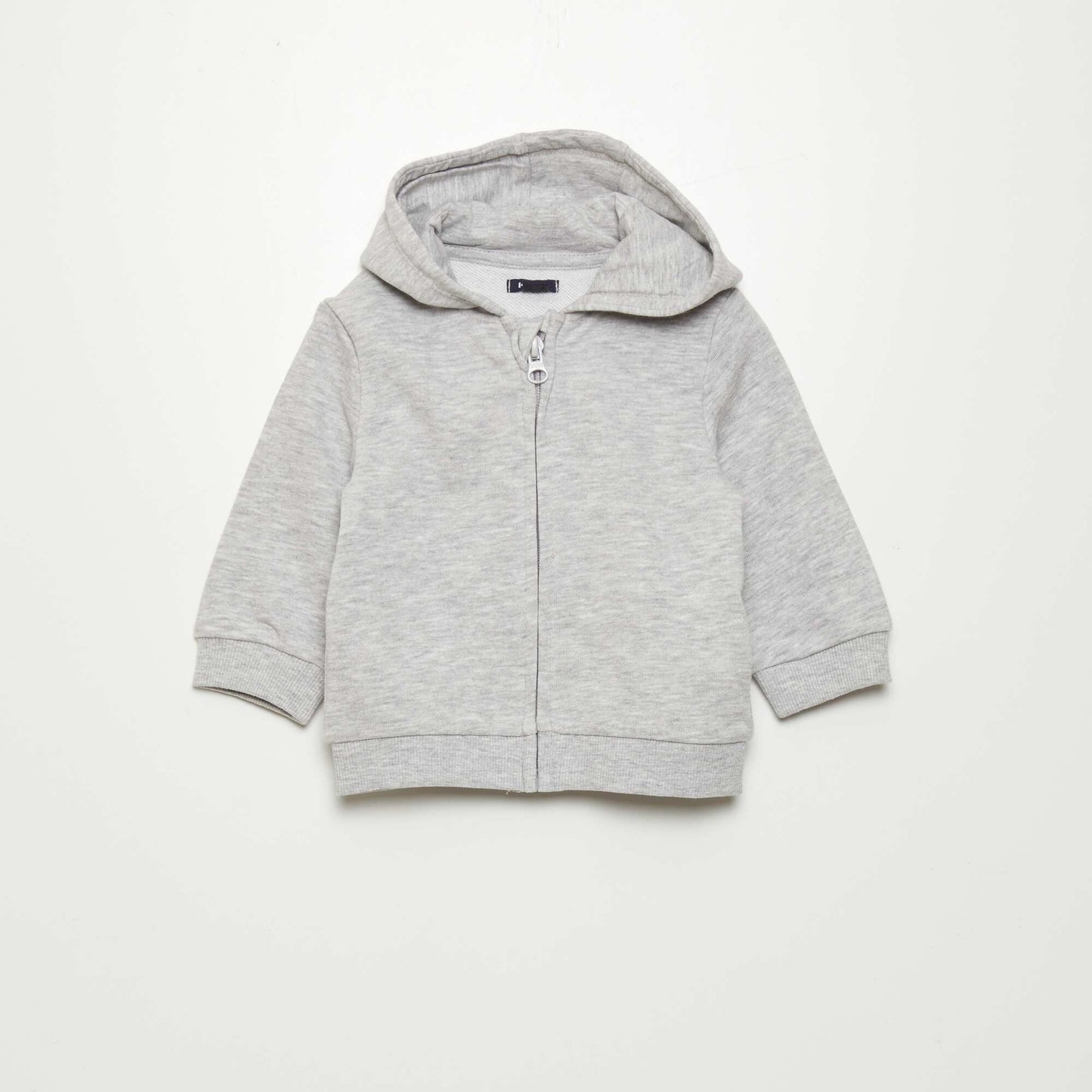 Sweat en molleton   capuche Gris