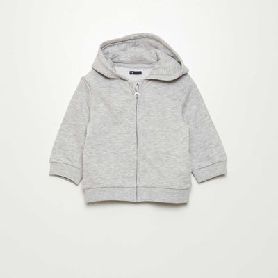 Sweat en molleton capuche Gris