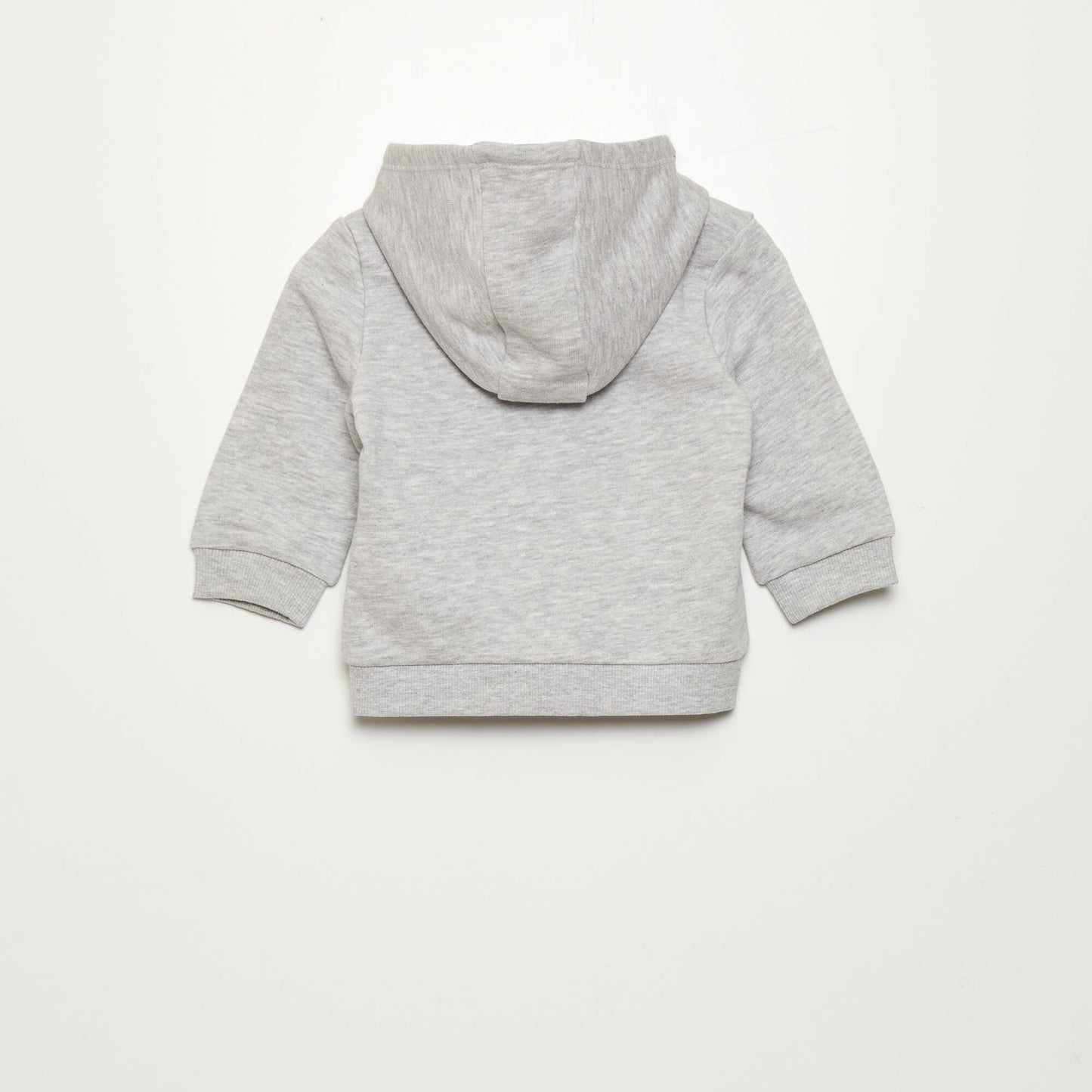 Sweat en molleton   capuche Gris