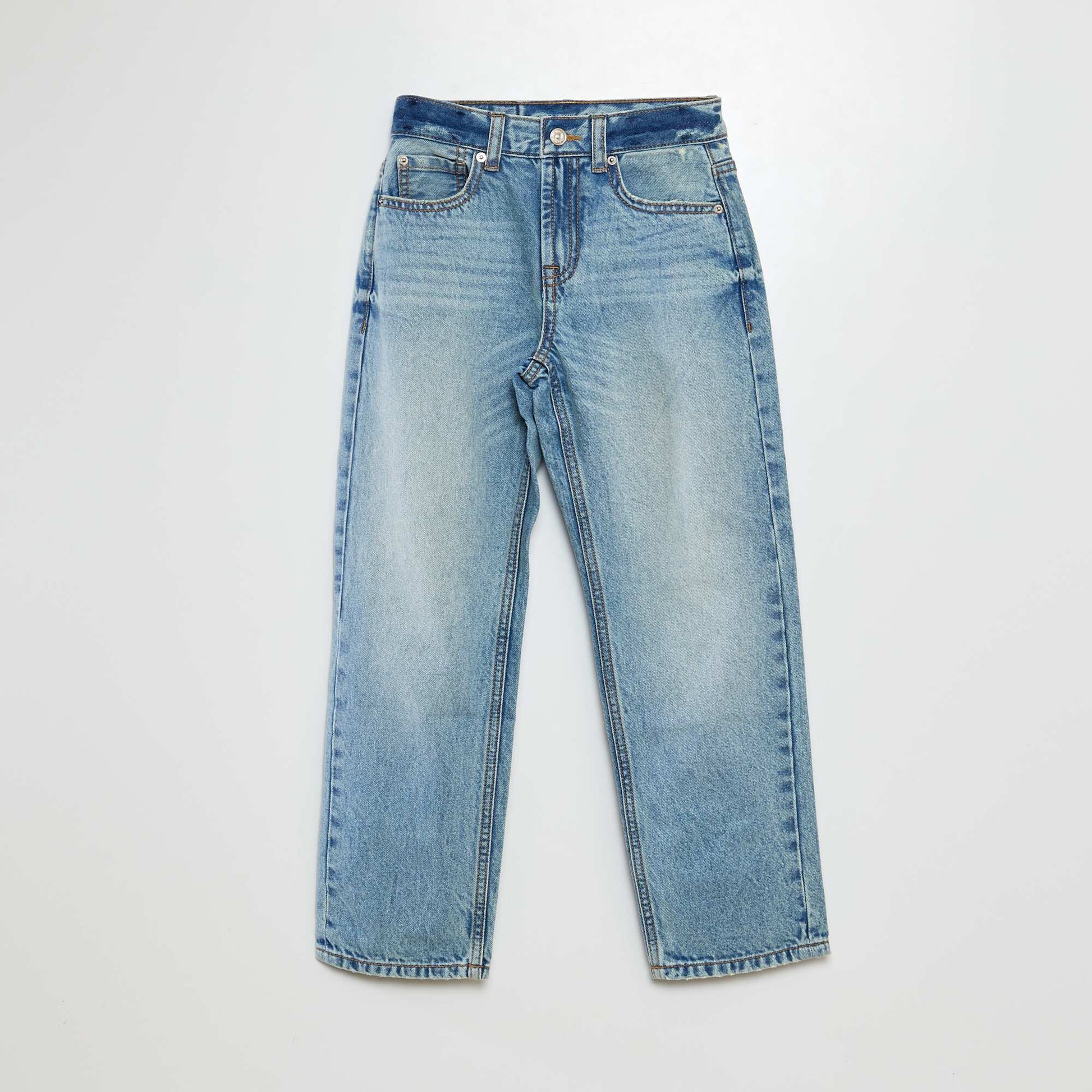 Jean droit à 5 poches BLEU CLAIR