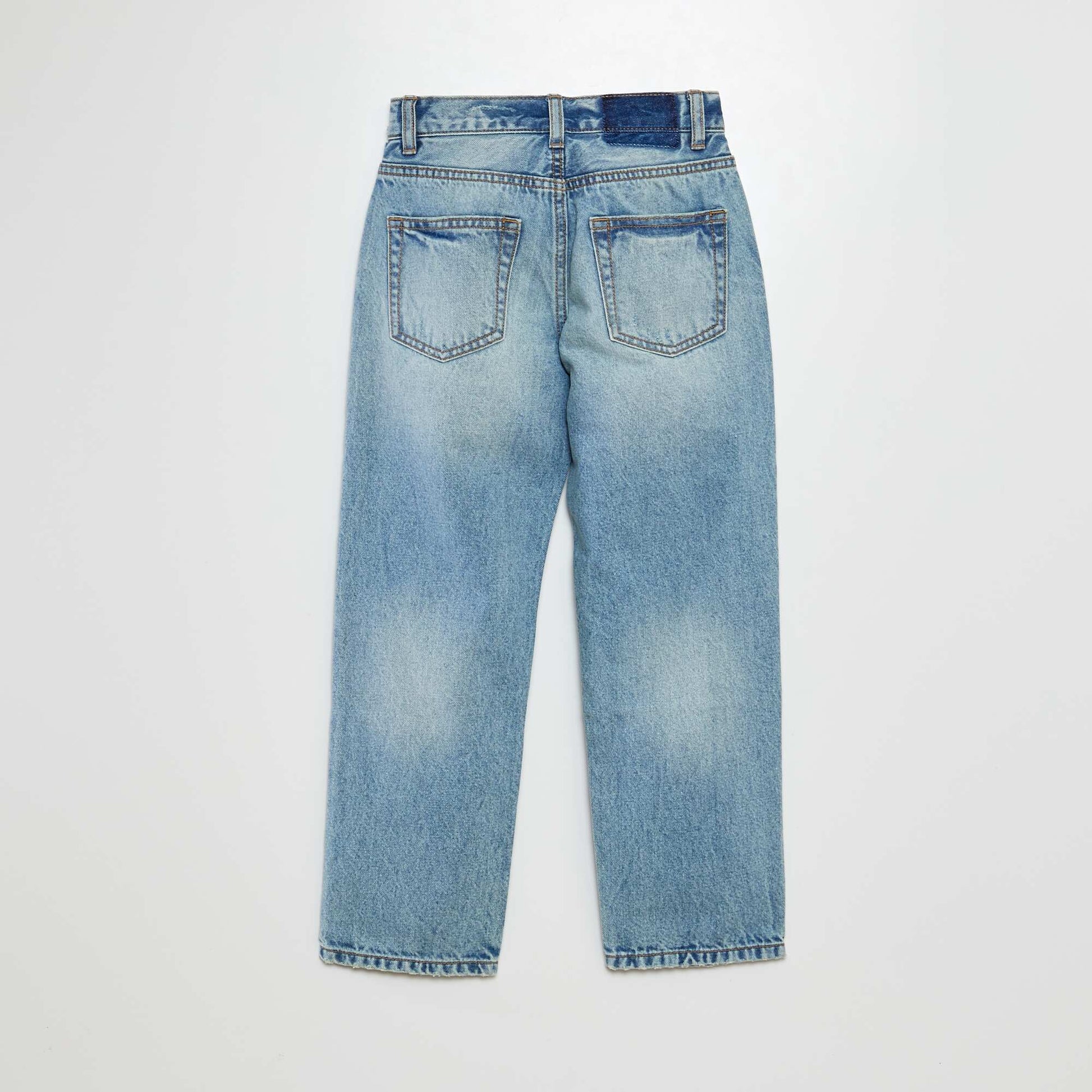 Jean droit à 5 poches BLEU CLAIR