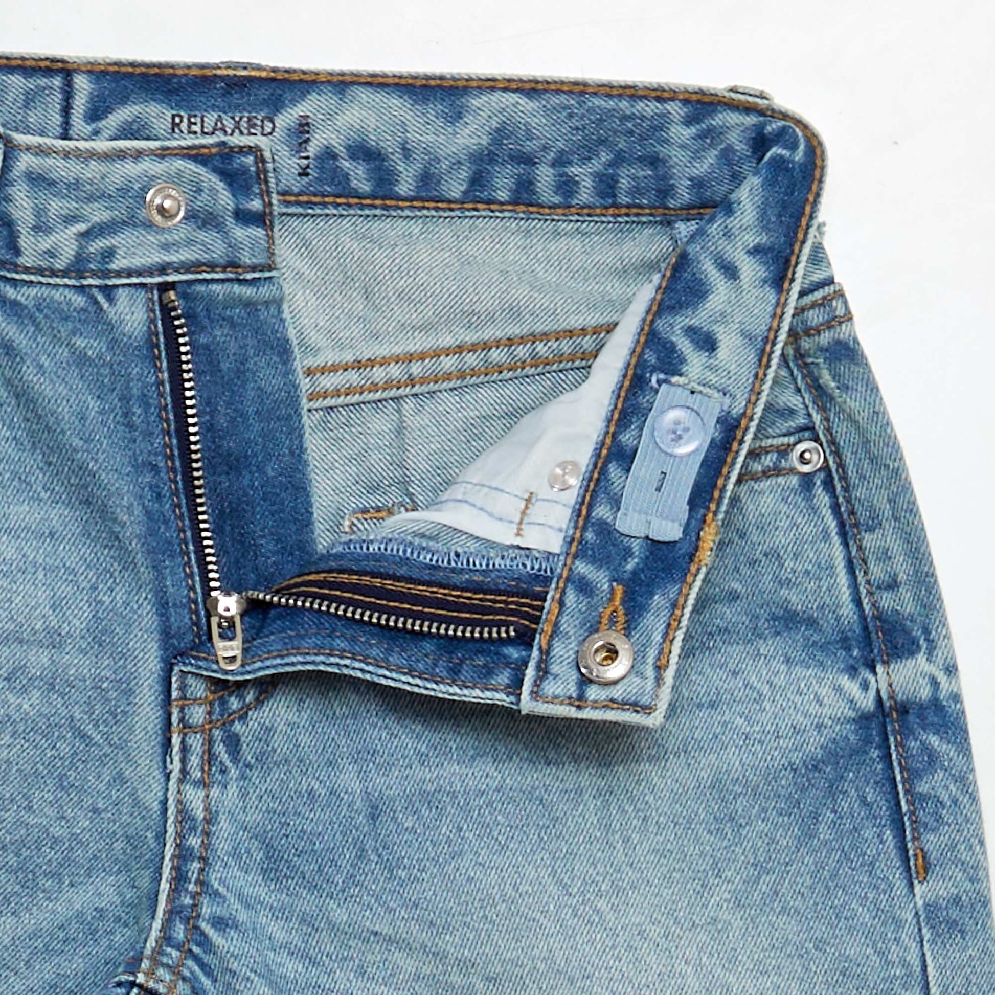 Jean droit à 5 poches BLEU CLAIR