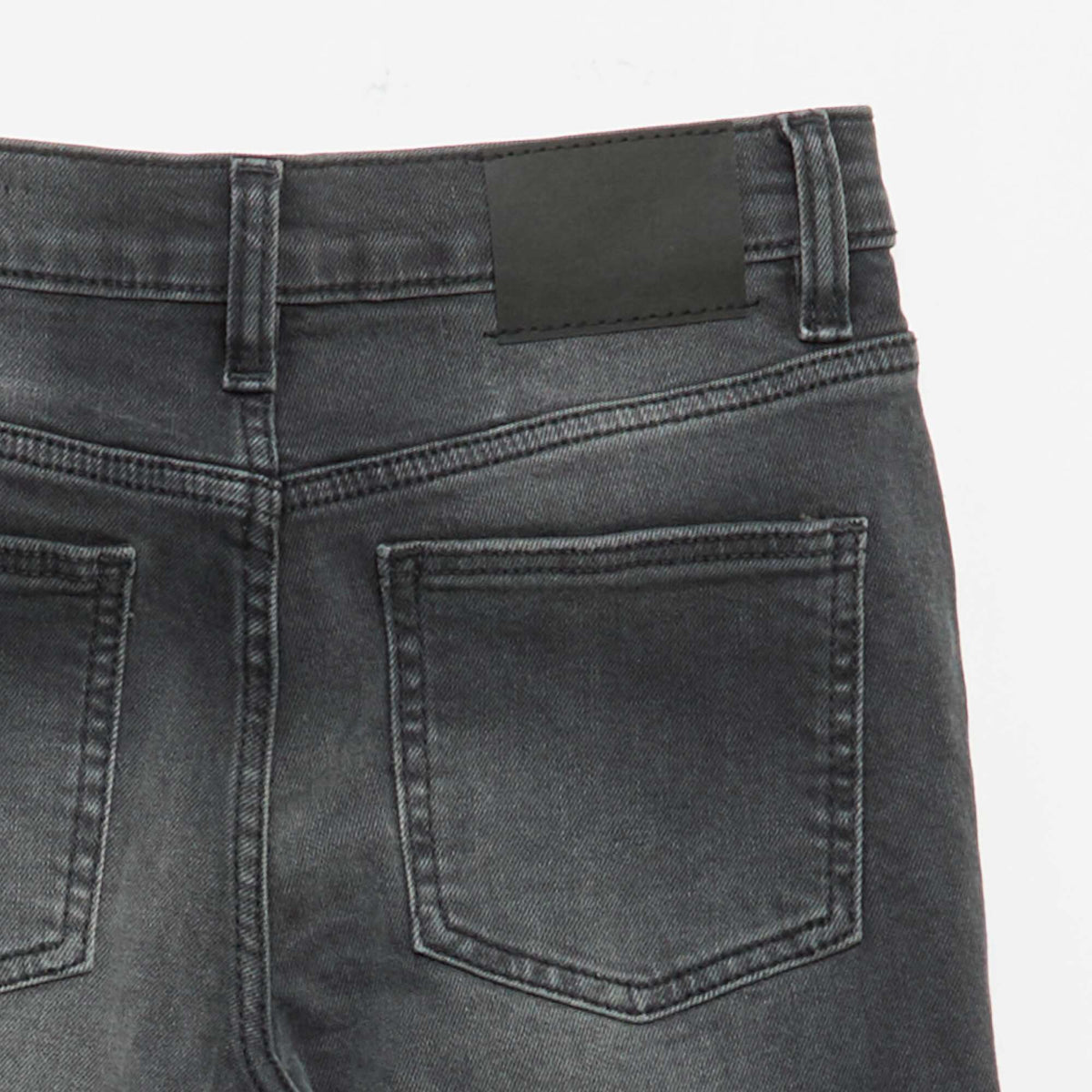 Jean slim taille ajustable NOIR