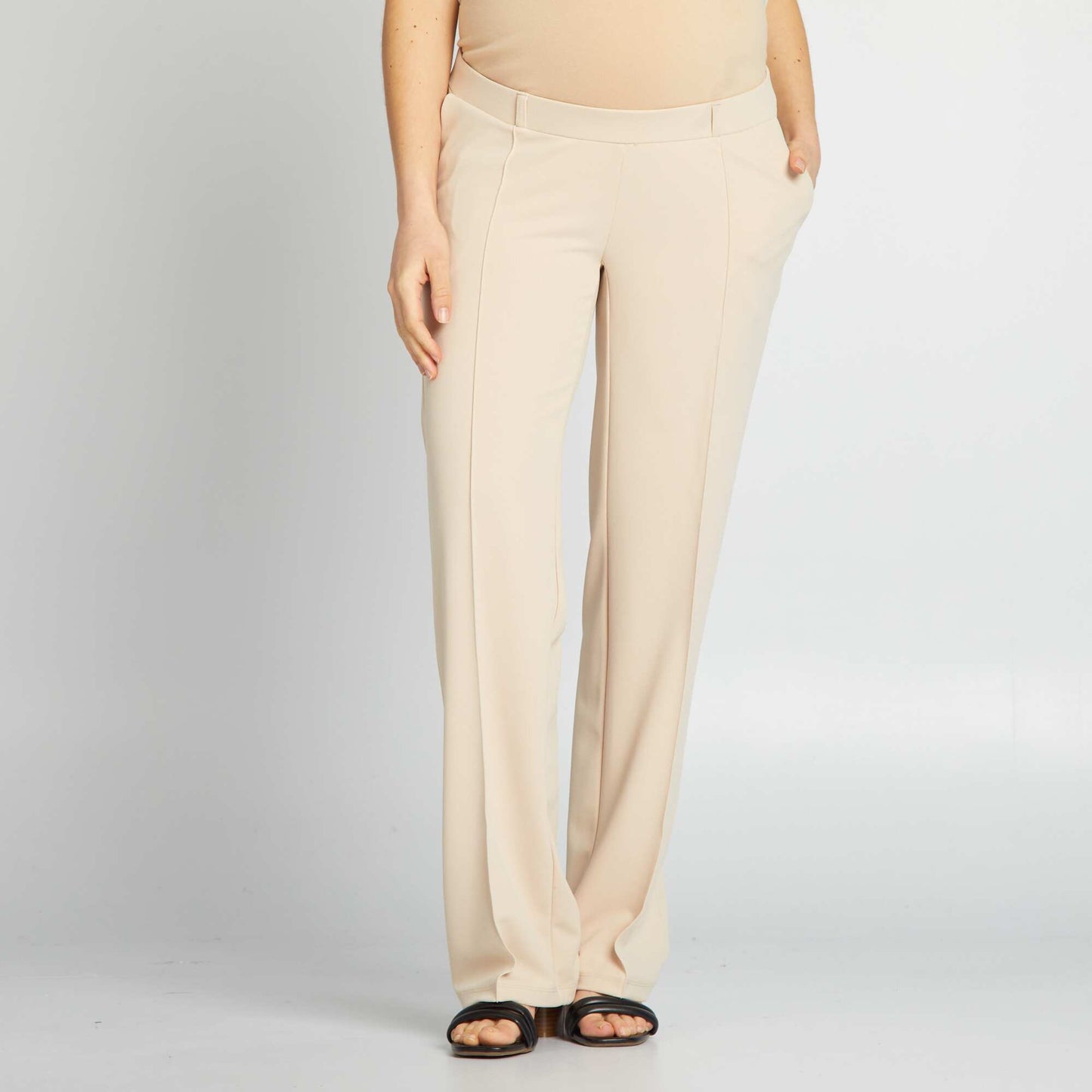 Pantalon milano de maternit  Beige