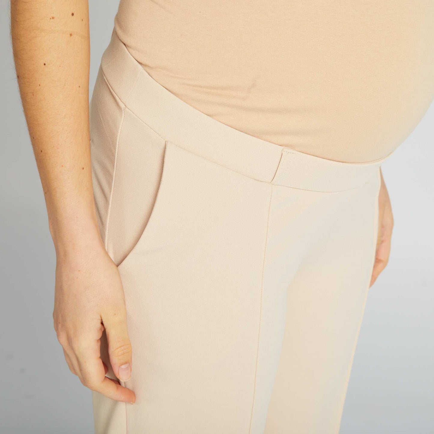 Pantalon milano de maternit  Beige