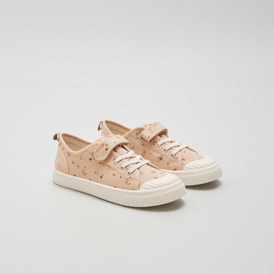 Baskets en toile Fleuri