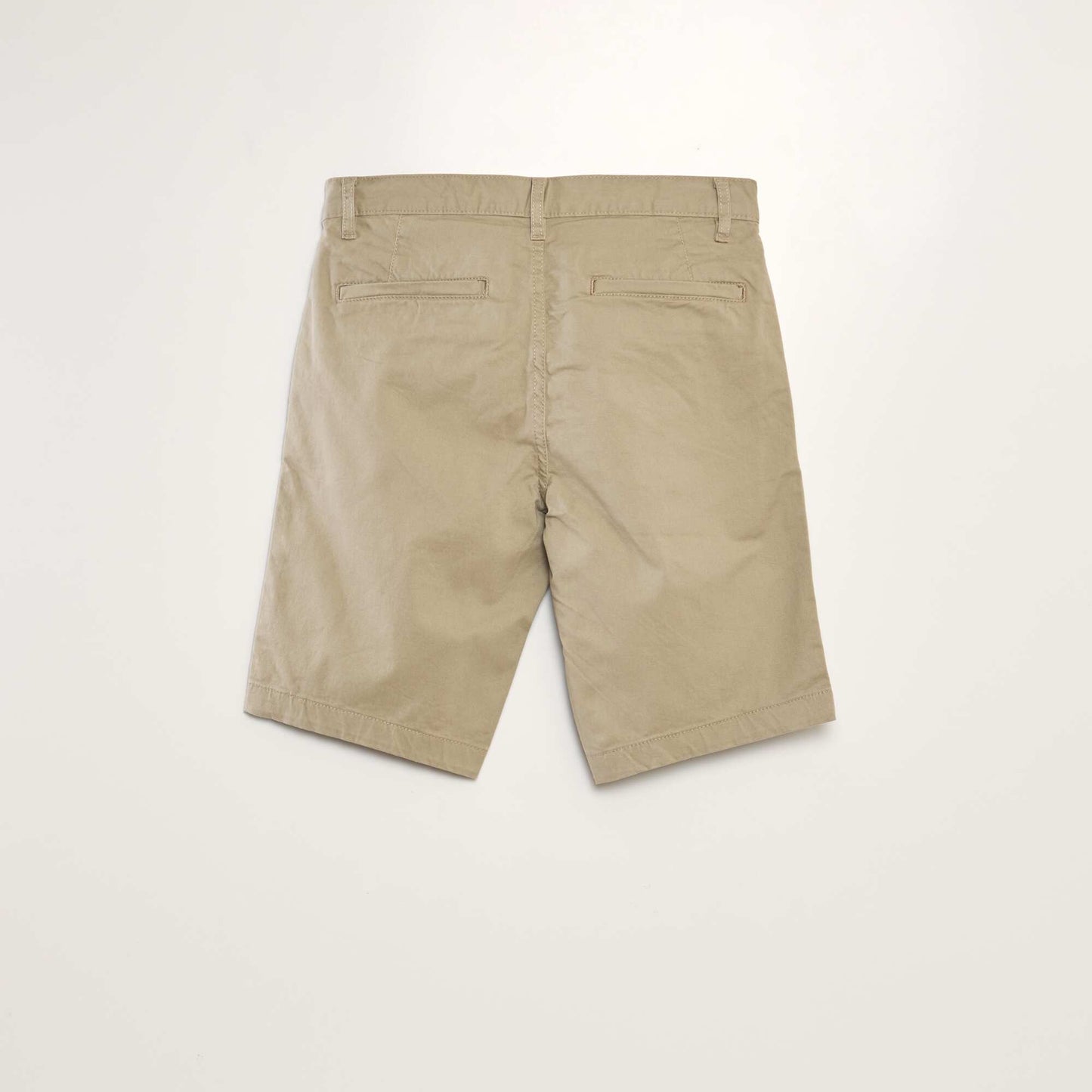 Bermuda chino uni Beige