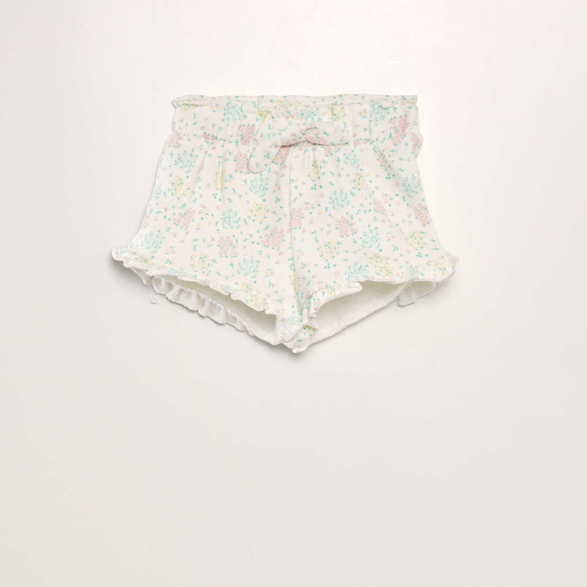 Short imprim Blanc