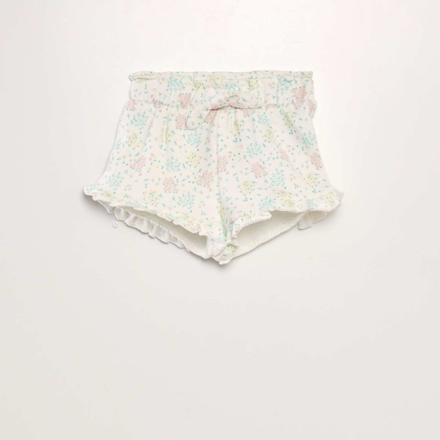 Short imprim  Blanc