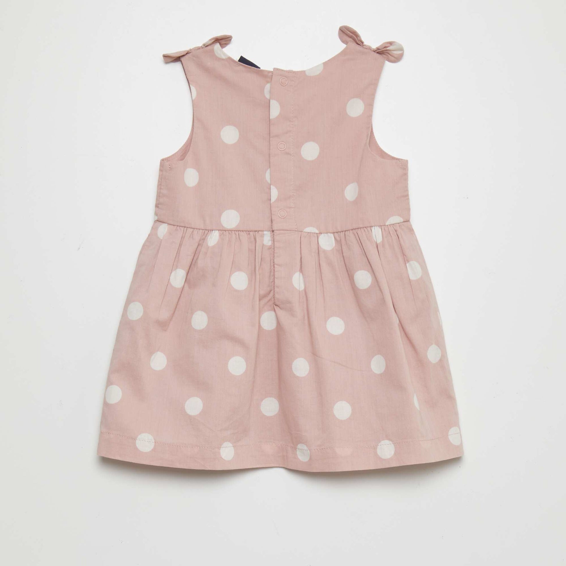 Robe sans manches motif Rose