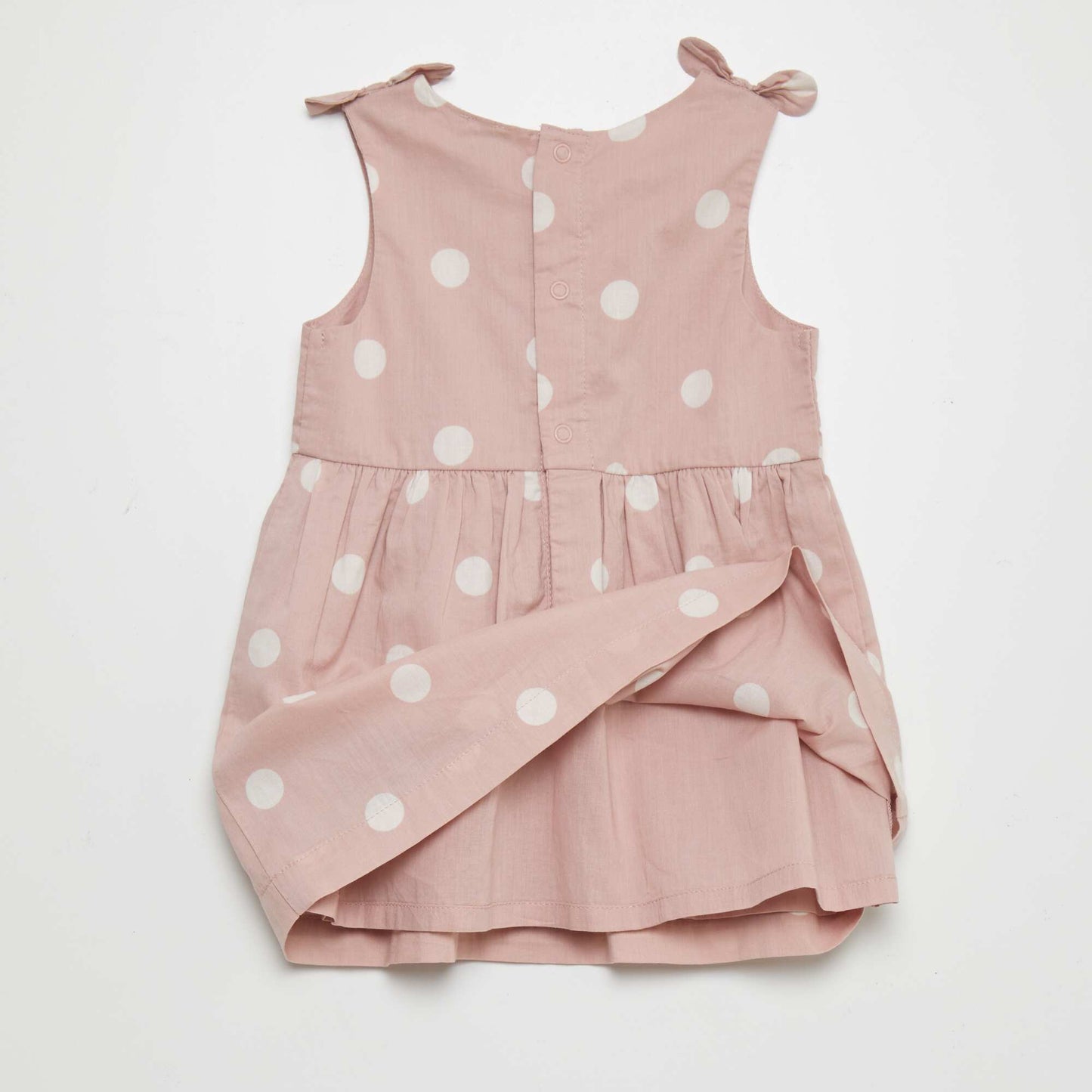 Robe sans manches   motif Rose