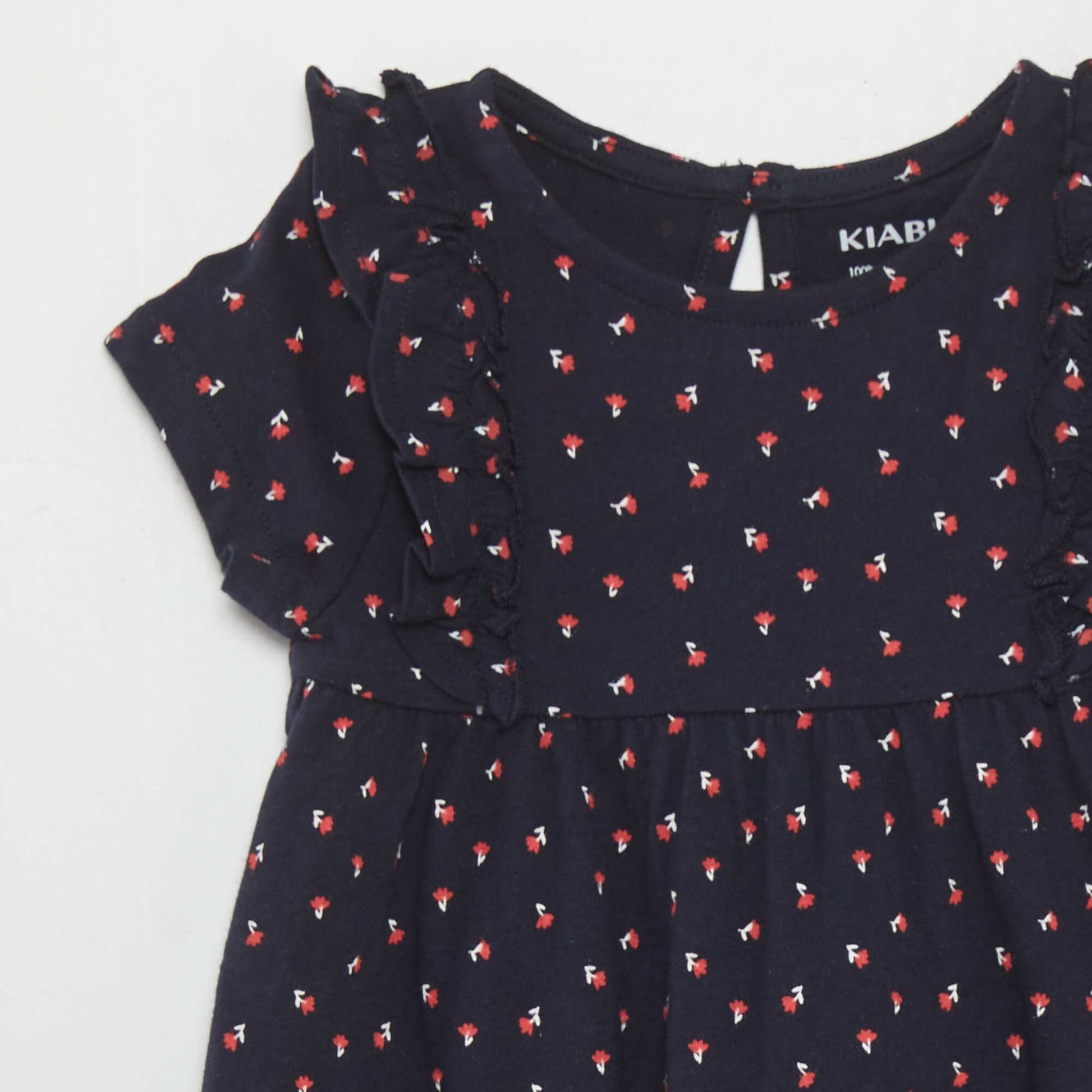 Robe motif Bleu