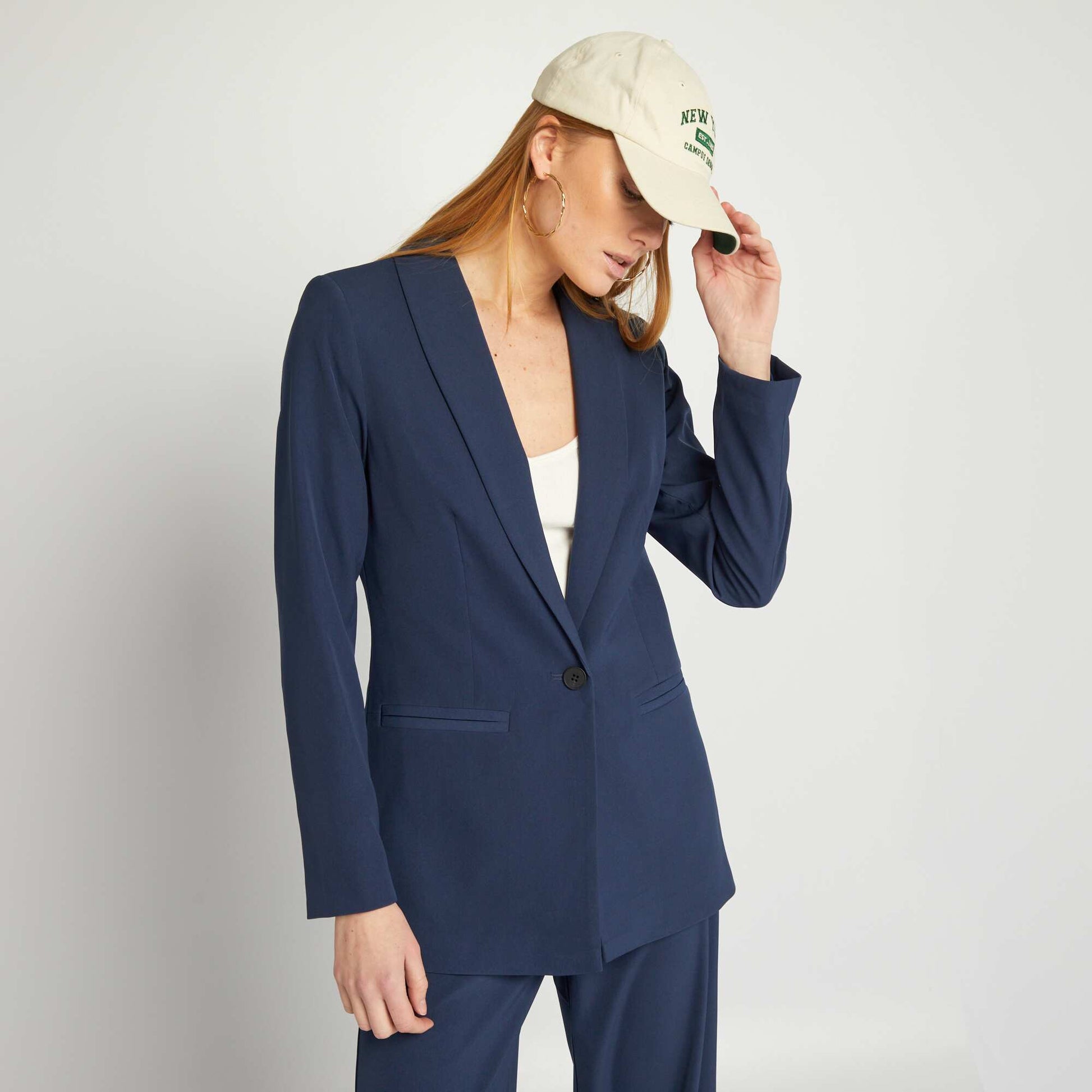 Veste de tailleur cintr e NOIR