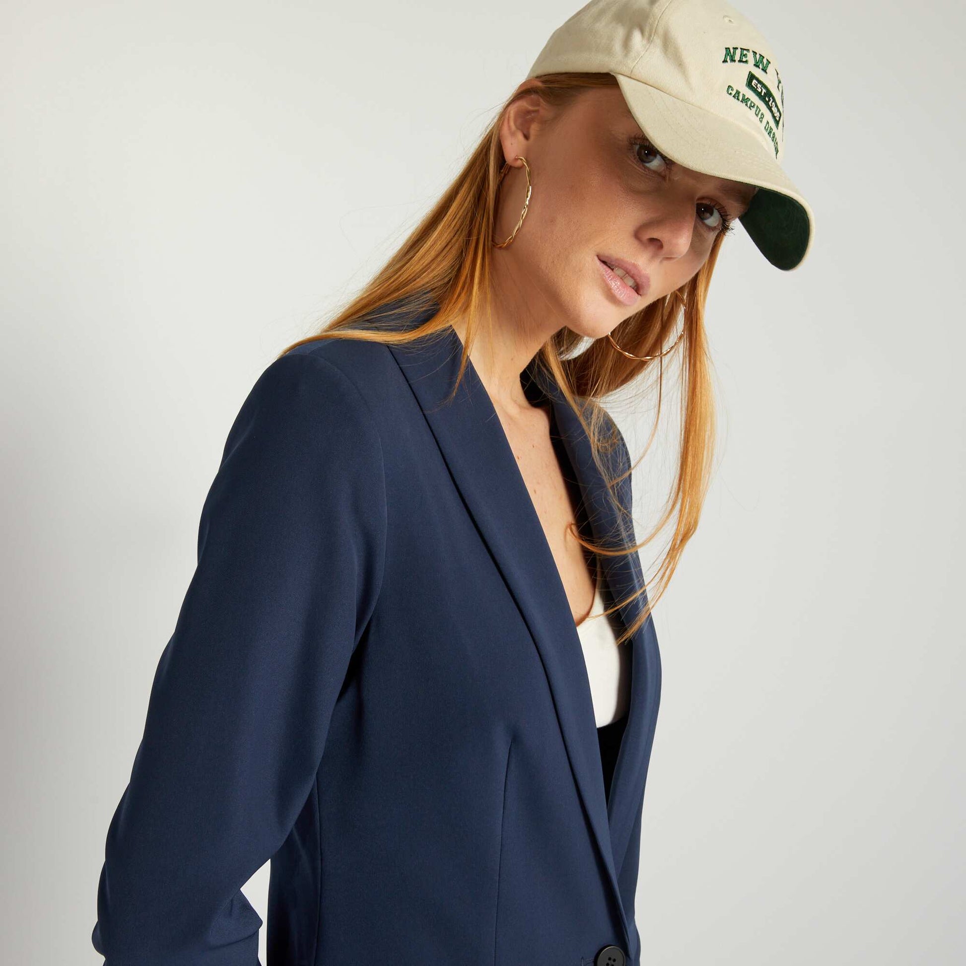 Veste de tailleur cintr e NOIR