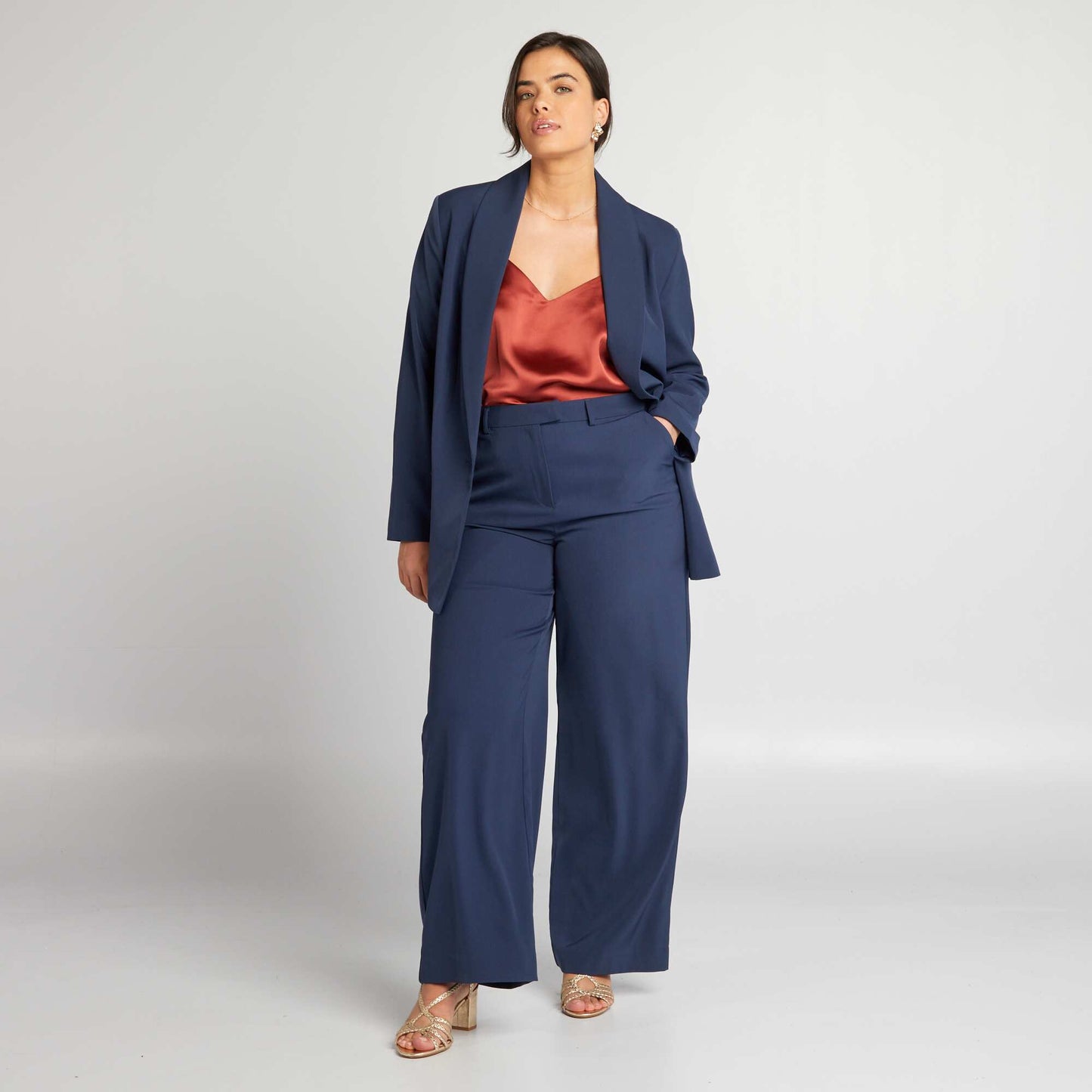 Pantalon de tailleur Bleu marine