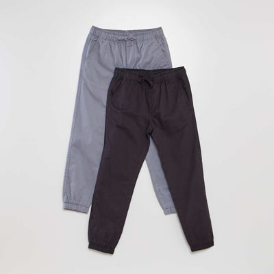 Lot de pantalons jogger - 2 pièces BLEU/GRIS