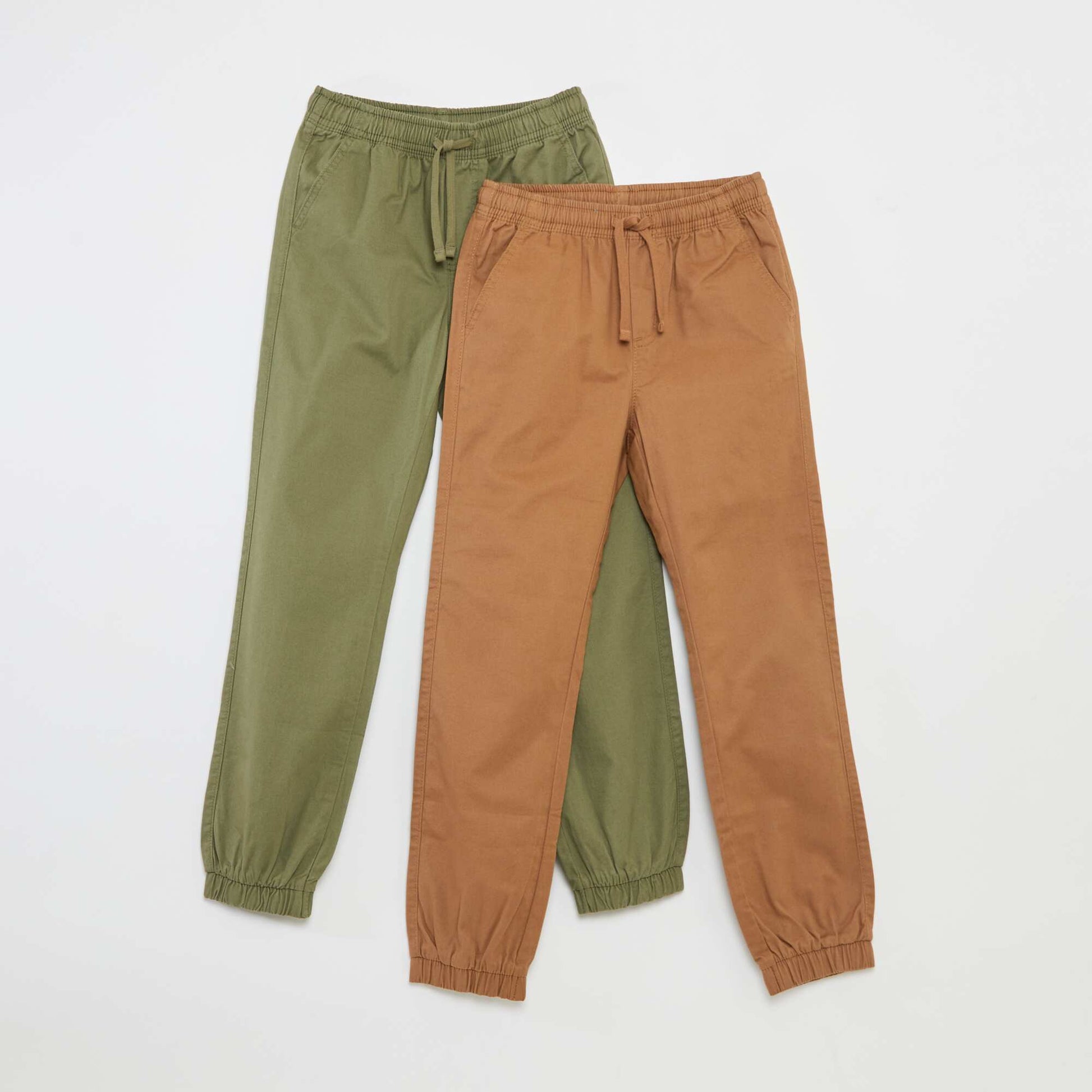 Lot de pantalons jogger - 2 pièces KAKI