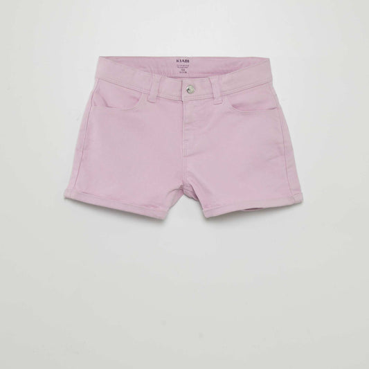 Short en twill Violet