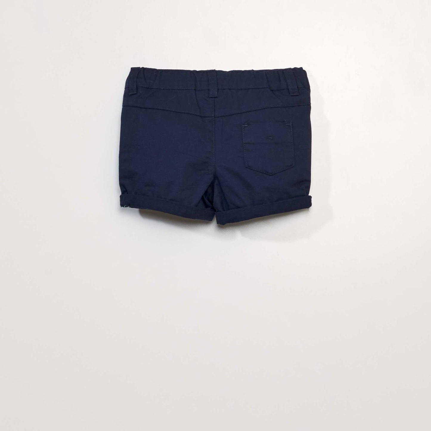 Ensemble 2 pi ces - Tee-shirt esprit polo + short en twill BLEU