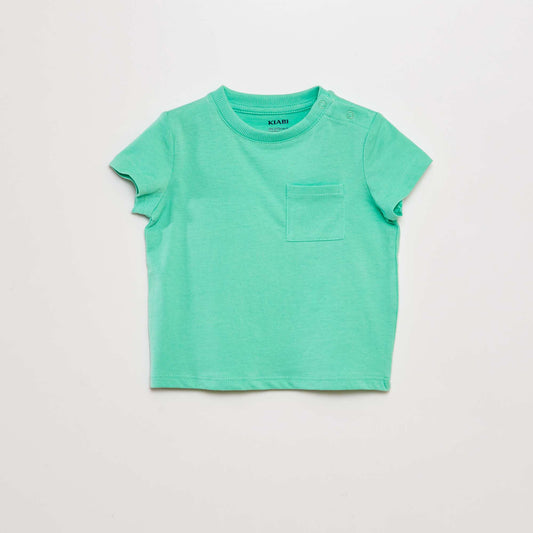 T-shirt   manches courtes avec poches Vert