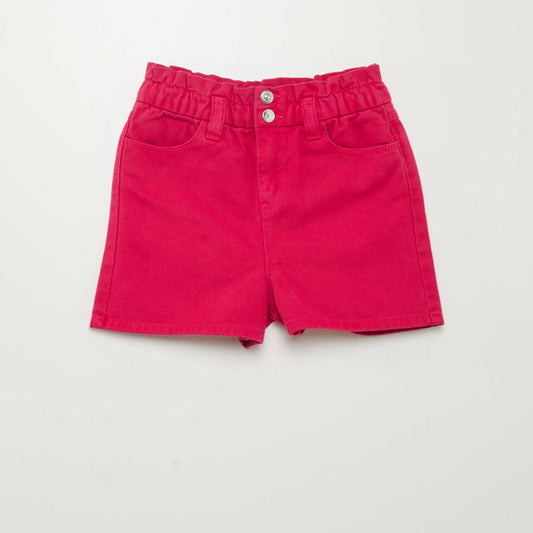 Short en denim color Rose