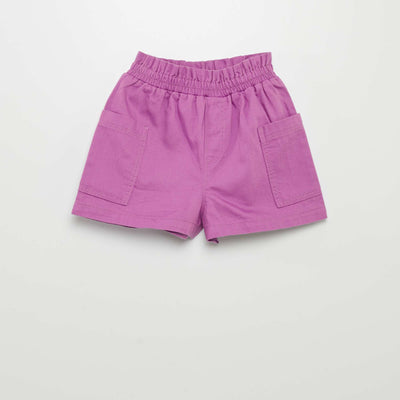 Short en twill Violet