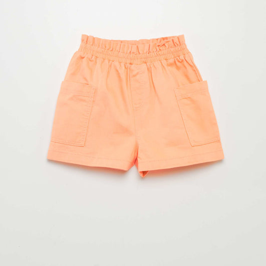 Short en twill Orange